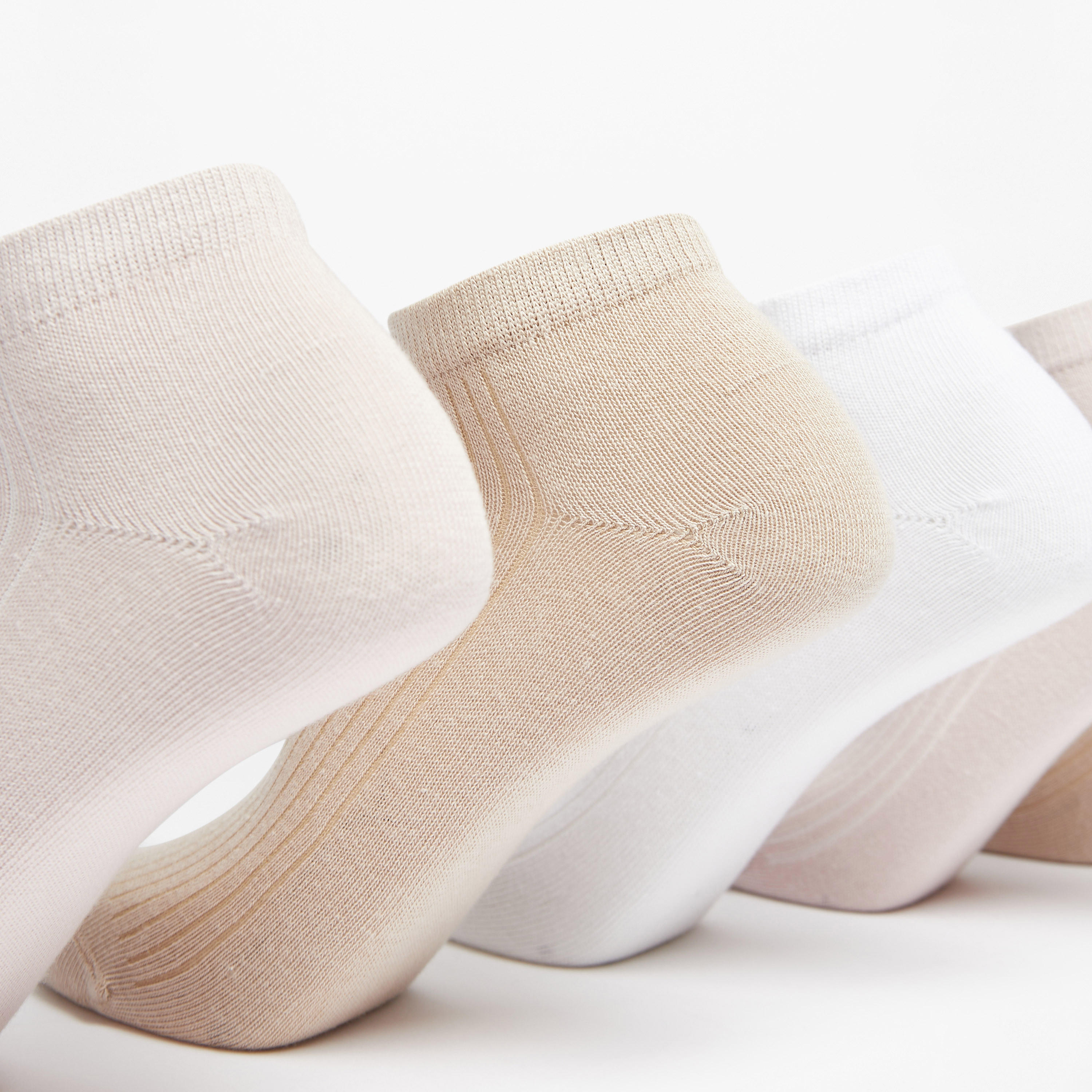 Celeste Textured Ankle Length Socks - Set of 5-women-socksandstockings-image-2