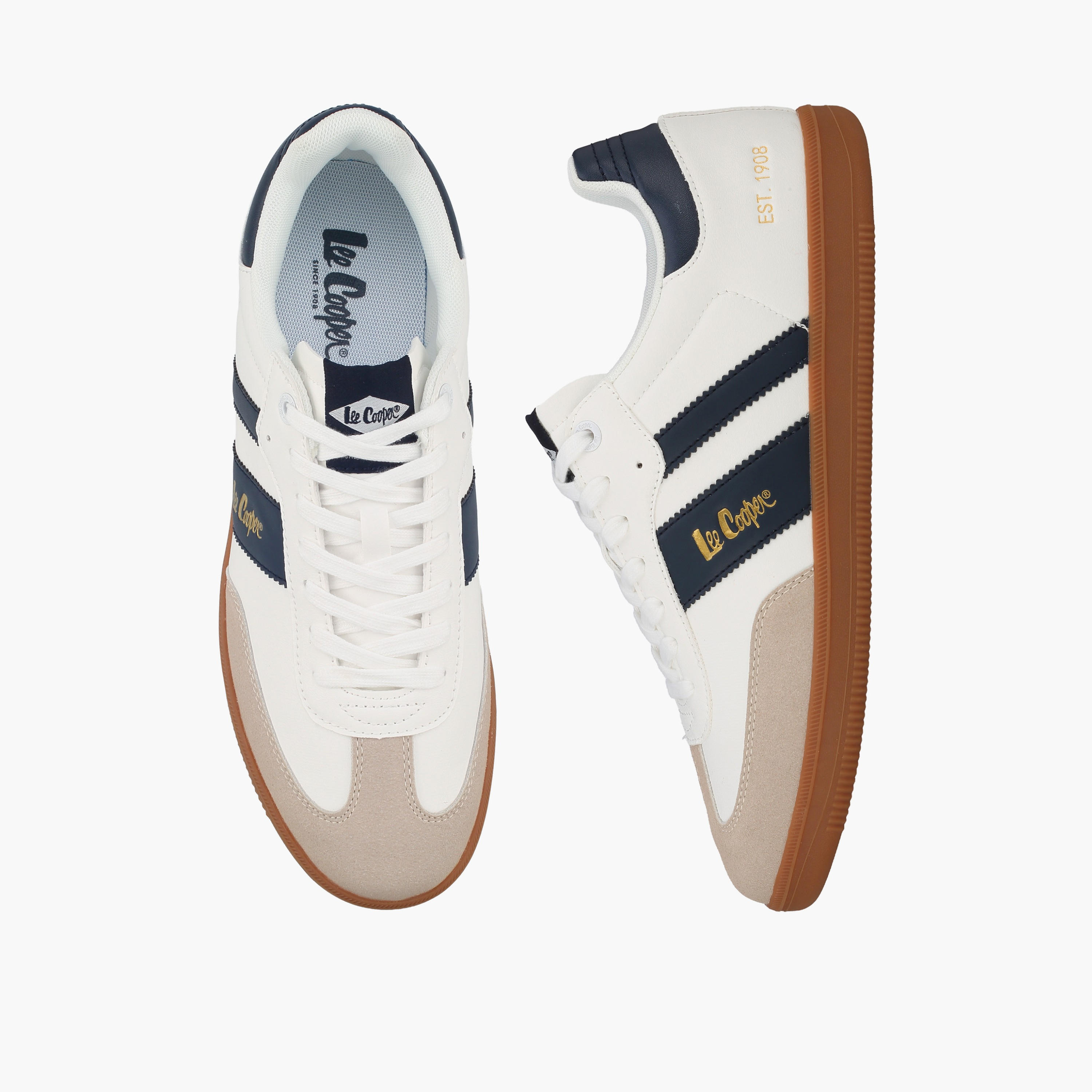 Lee Cooper Men Colourblock Lace-Up Sneakers-men-shoes-sneakers-image-1