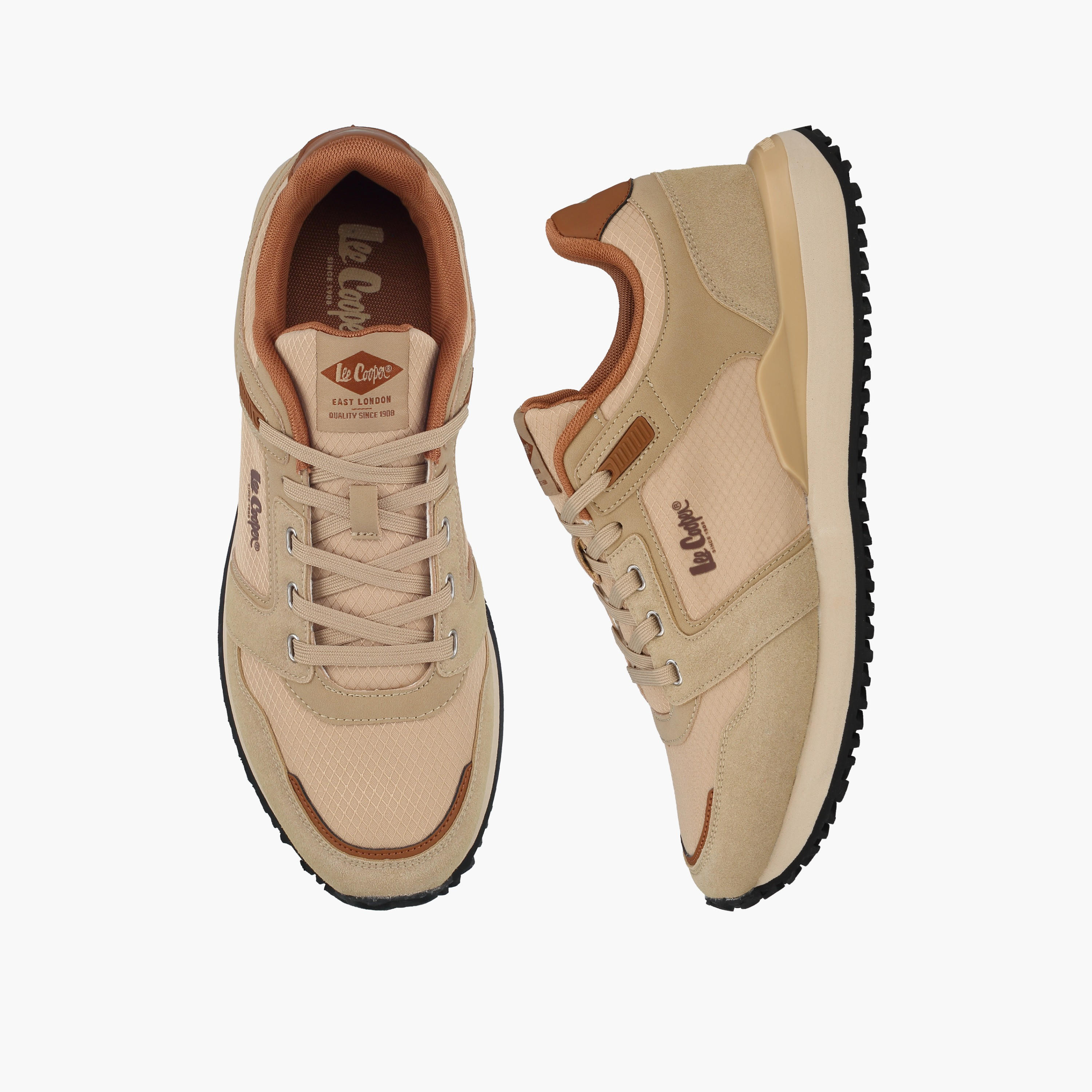 حذاء رياضي رجالي برباط وتصميم متعدد الأجزاء من لي كوبر-men-shoes-sneakers-image-1