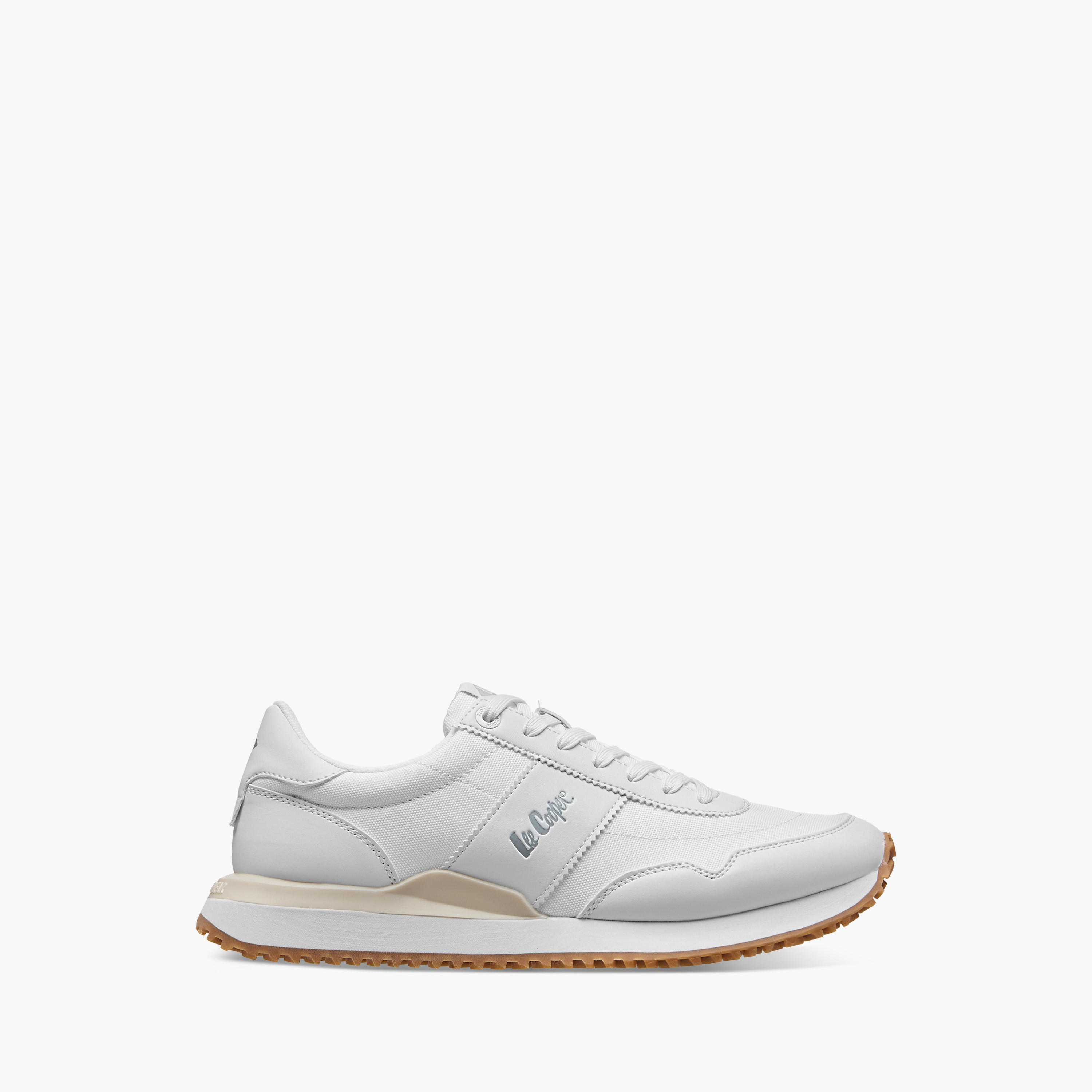 Lee Cooper Men's Logo Detail Sneakers with Lace-Up Closure-men-shoes-sneakers-image-3