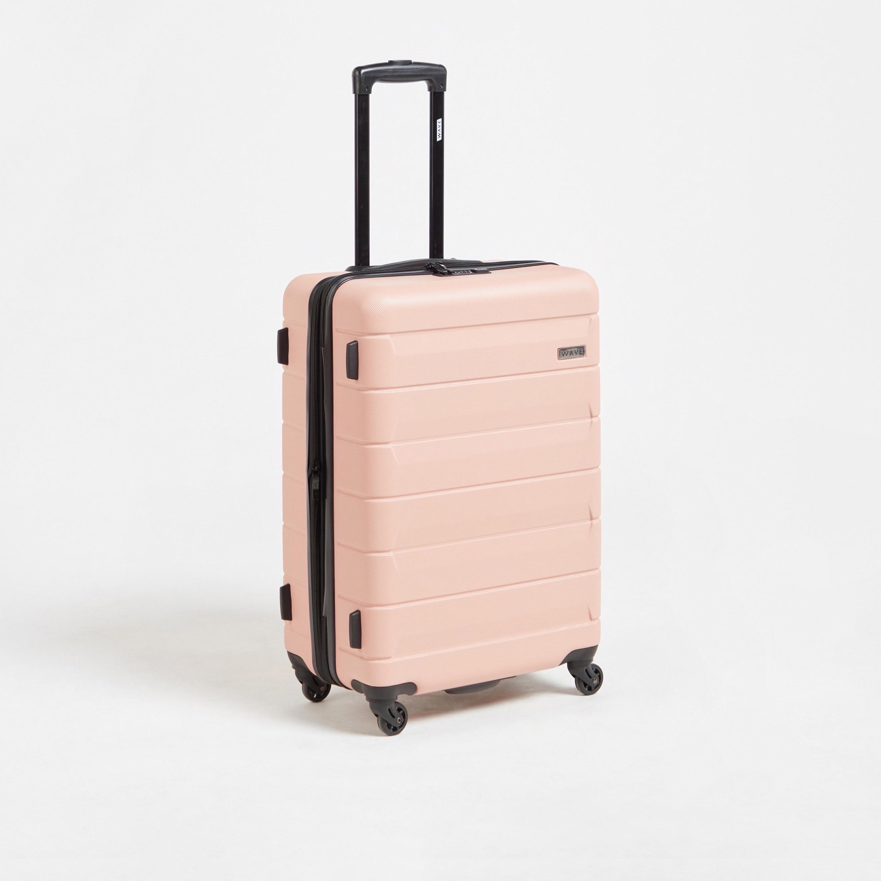 WAVE Textured Hardcase Luggage Trolley Bag with Retractable Handle - Set of 3-travel-luggagesandbags-luggage-image-3