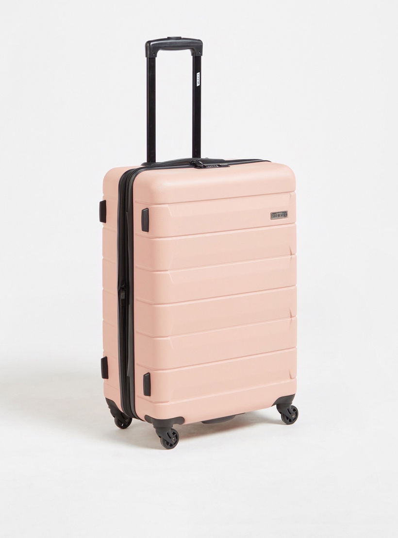 WAVE Textured Hardcase Luggage Trolley Bag with Retractable Handle - Set of 3-travel-luggagesandbags-luggage-image-3