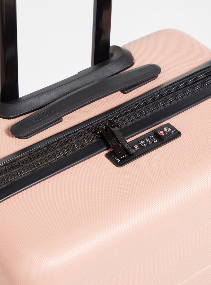 WAVE Textured Hardcase Luggage Trolley Bag with Retractable Handle - Set of 3-travel-luggagesandbags-luggage-image-6