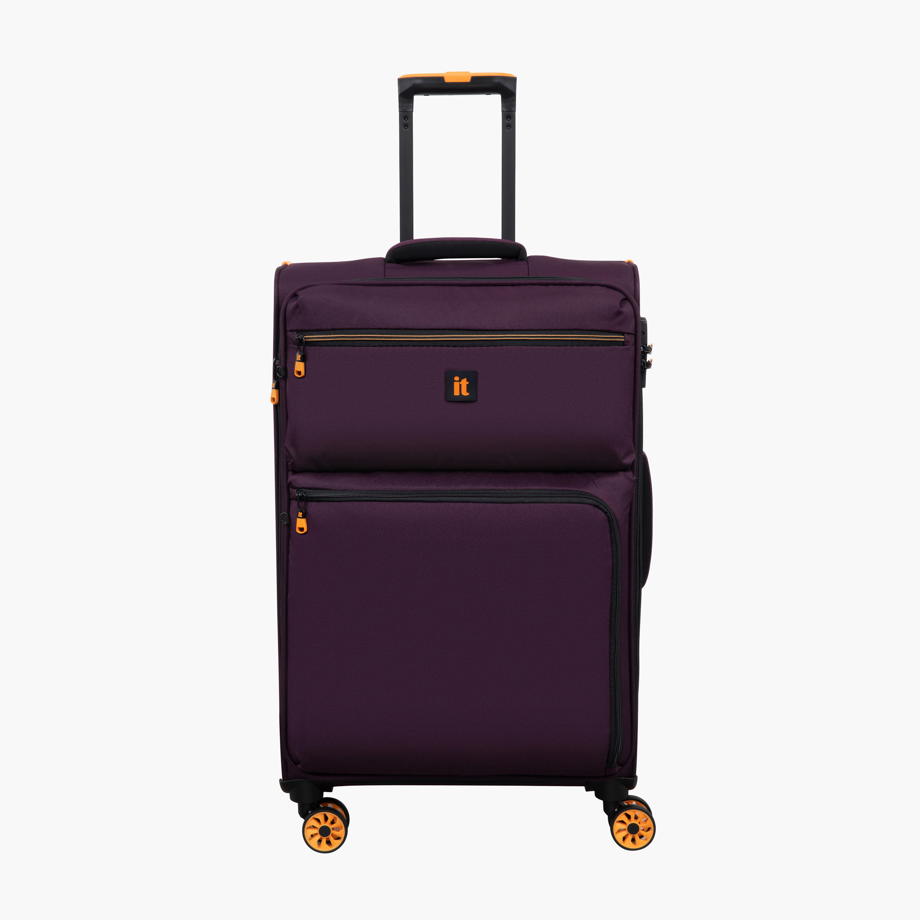 IT Solid Softcase Trolley Bag with Retractable Handle - 20 Inches Check-in Bag-travel-luggagesandbags-luggage-image-1