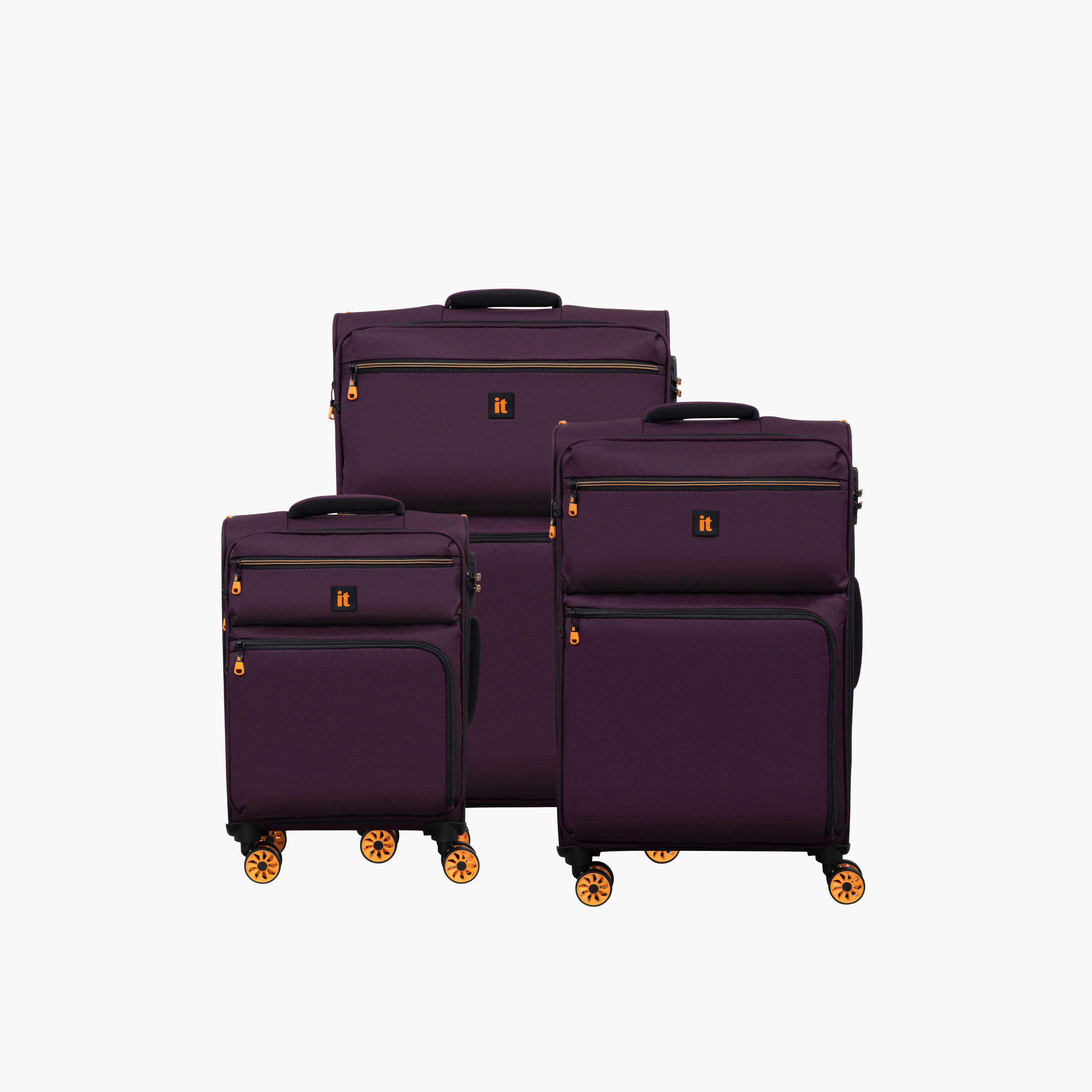 IT Solid Softcase Trolley Bag with Retractable Handle - 20 Inches Check-in Bag-travel-luggagesandbags-luggage-image-9