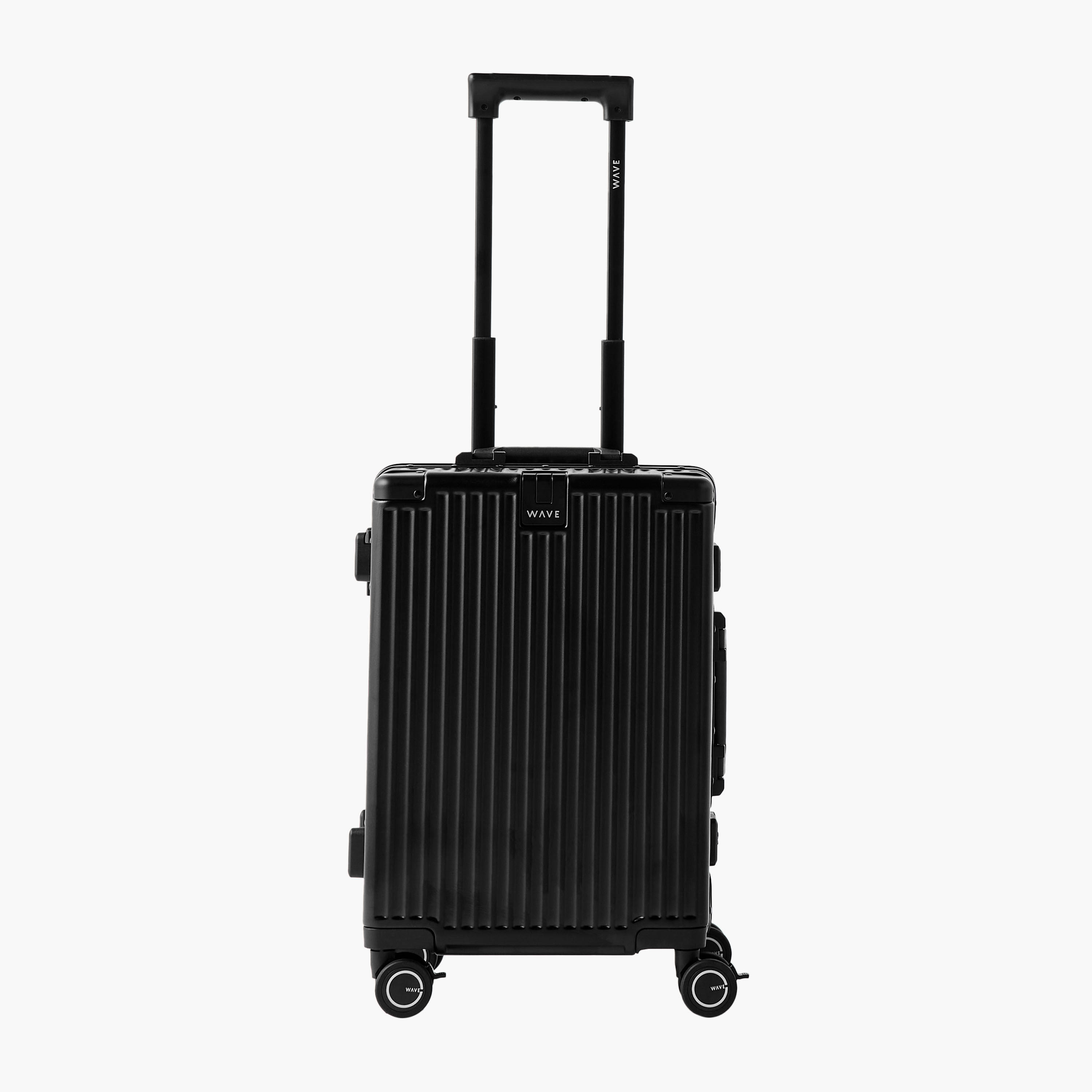 WAVE Textured Hardcase Trolley Bag with Retractable Handle - 20 Inches Check-in Bag-travel-luggagesandbags-luggage-image-1
