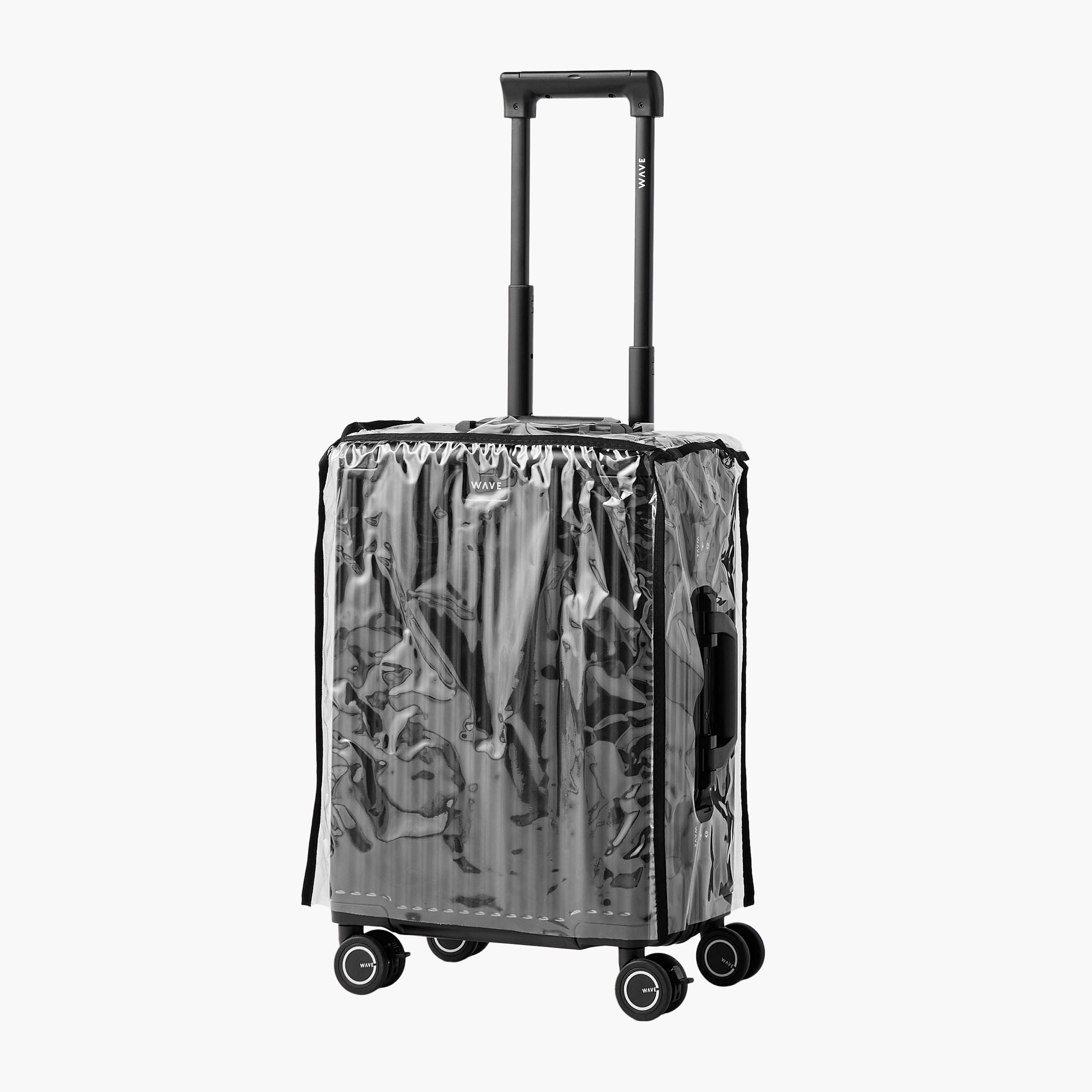 WAVE Textured Hardcase Trolley Bag with Retractable Handle - 20 Inches Check-in Bag-travel-luggagesandbags-luggage-image-10