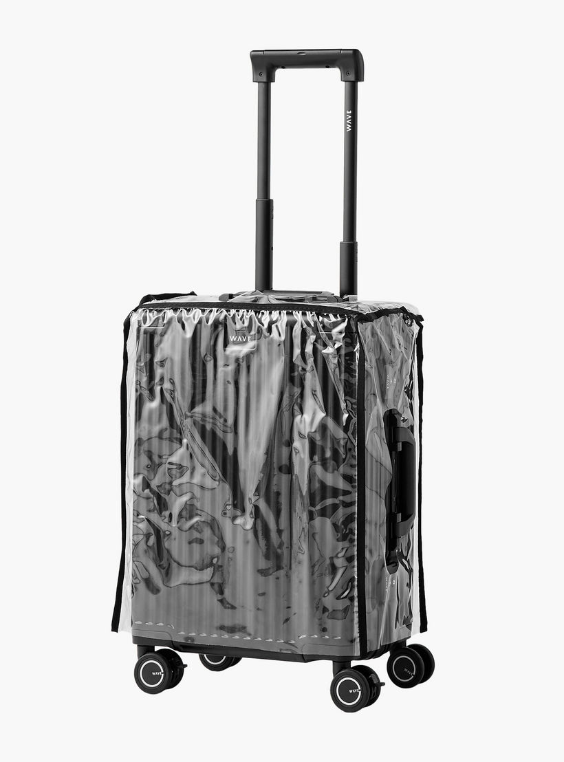 WAVE Textured Hardcase Trolley Bag with Retractable Handle - 20 Inches Check-in Bag-travel-luggagesandbags-luggage-image-10