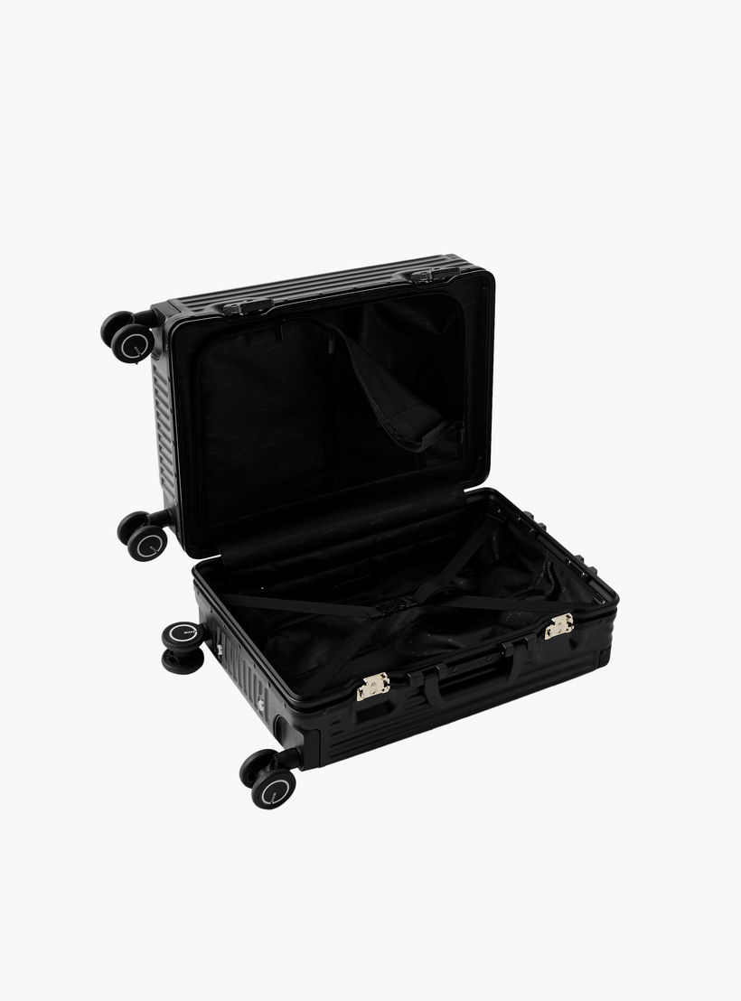 WAVE Textured Hardcase Trolley Bag with Retractable Handle - 20 Inches Check-in Bag-travel-luggagesandbags-luggage-image-4