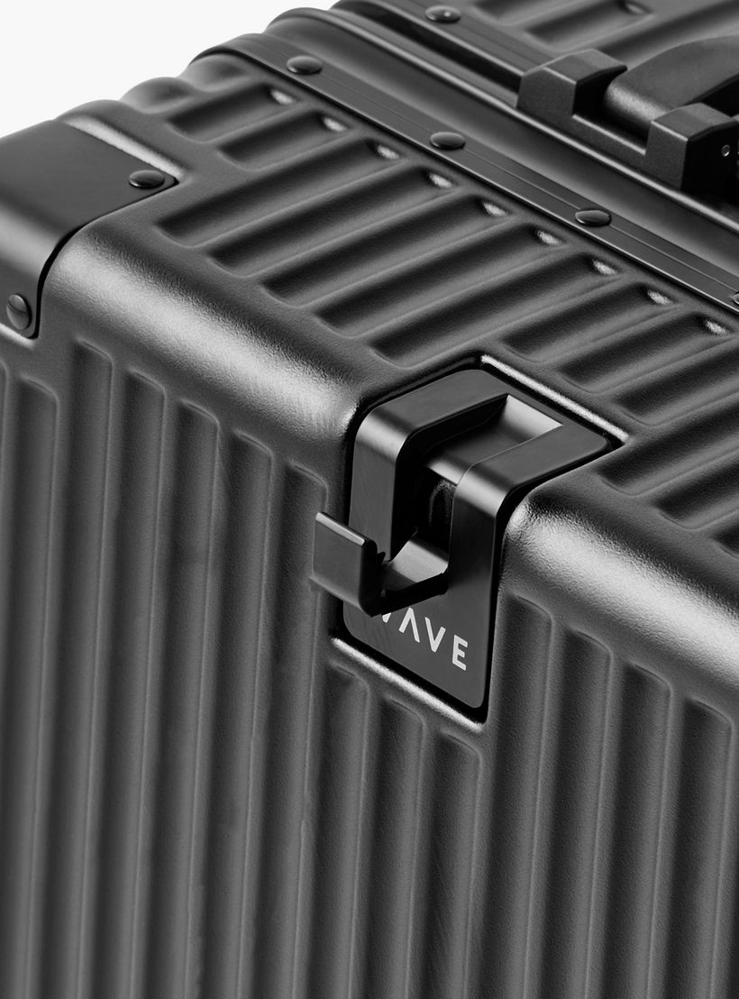 WAVE Textured Hardcase Trolley Bag with Retractable Handle - 20 Inches Check-in Bag-travel-luggagesandbags-luggage-image-8