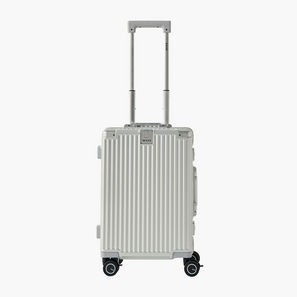 WAVE Textured Hardcase Trolley Bag with Retractable Handle - 20 Inches Check-in Bag-travel-luggagesandbags-image-1