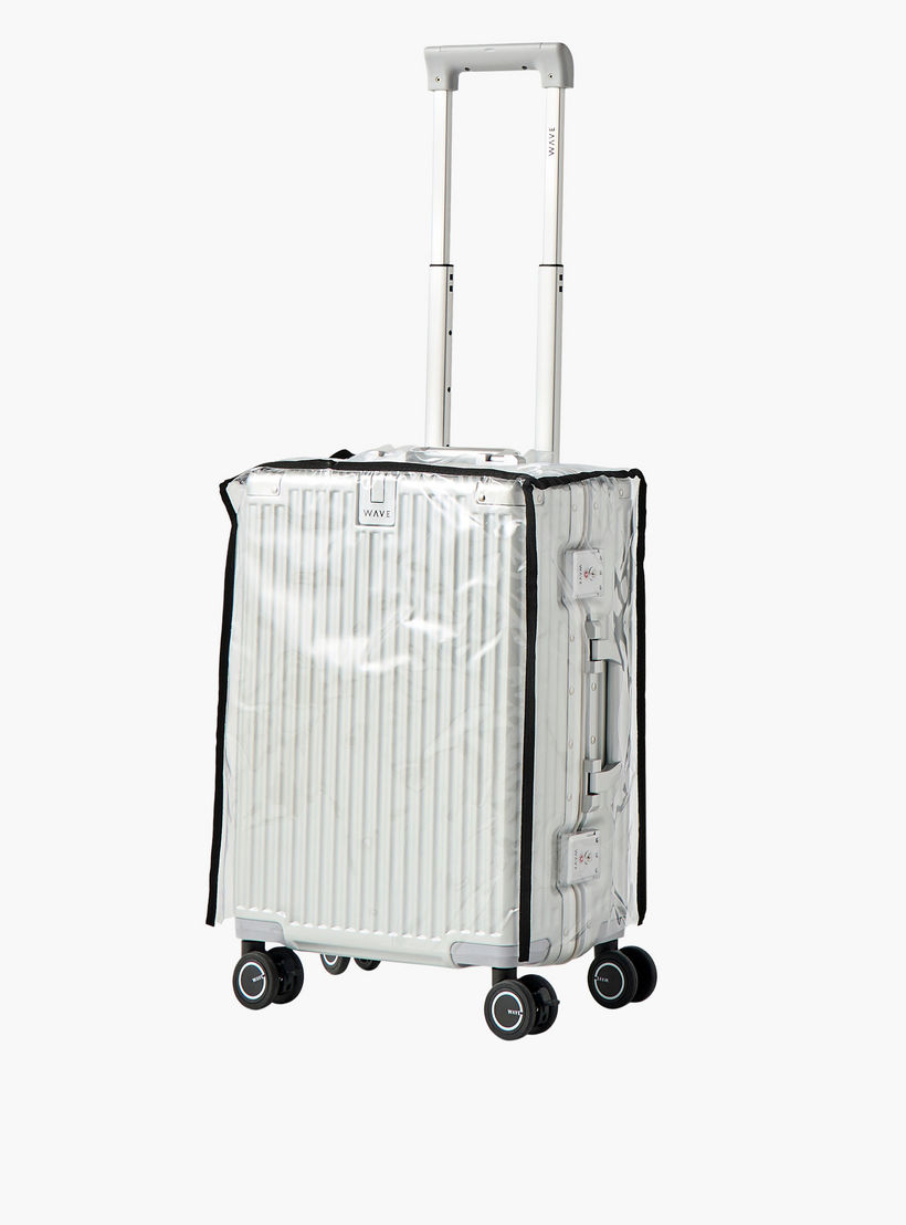 WAVE Textured Hardcase Trolley Bag with Retractable Handle - 20 Inches Check-in Bag-travel-luggagesandbags-luggage-image-11