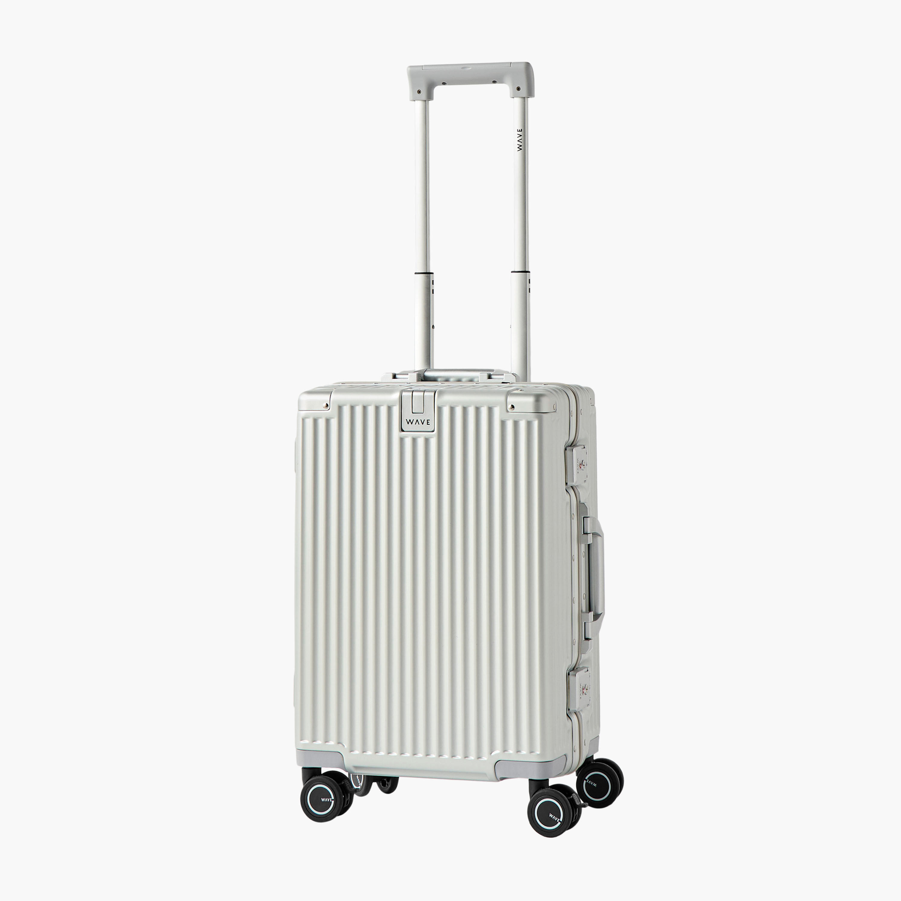 WAVE Textured Hardcase Trolley Bag with Retractable Handle - 20 Inches Check-in Bag-travel-luggagesandbags-luggage-image-2