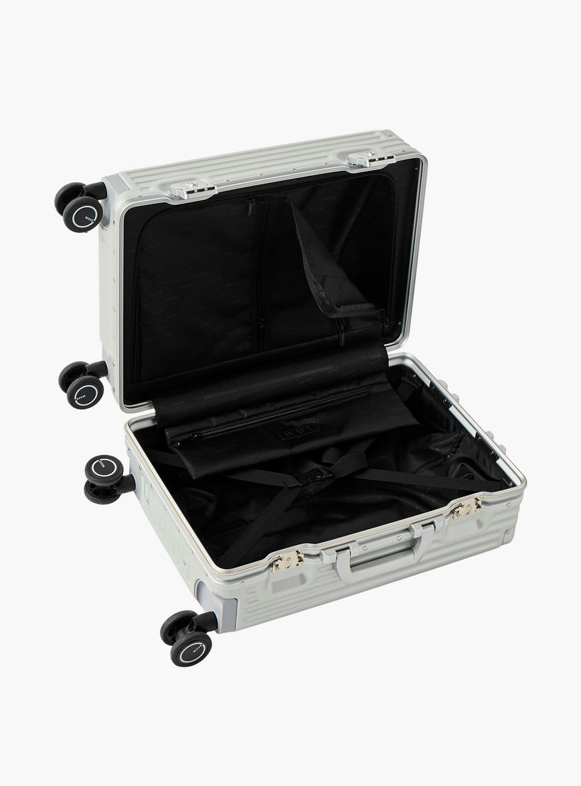 WAVE Textured Hardcase Trolley Bag with Retractable Handle - 20 Inches Check-in Bag-travel-luggagesandbags-luggage-image-4