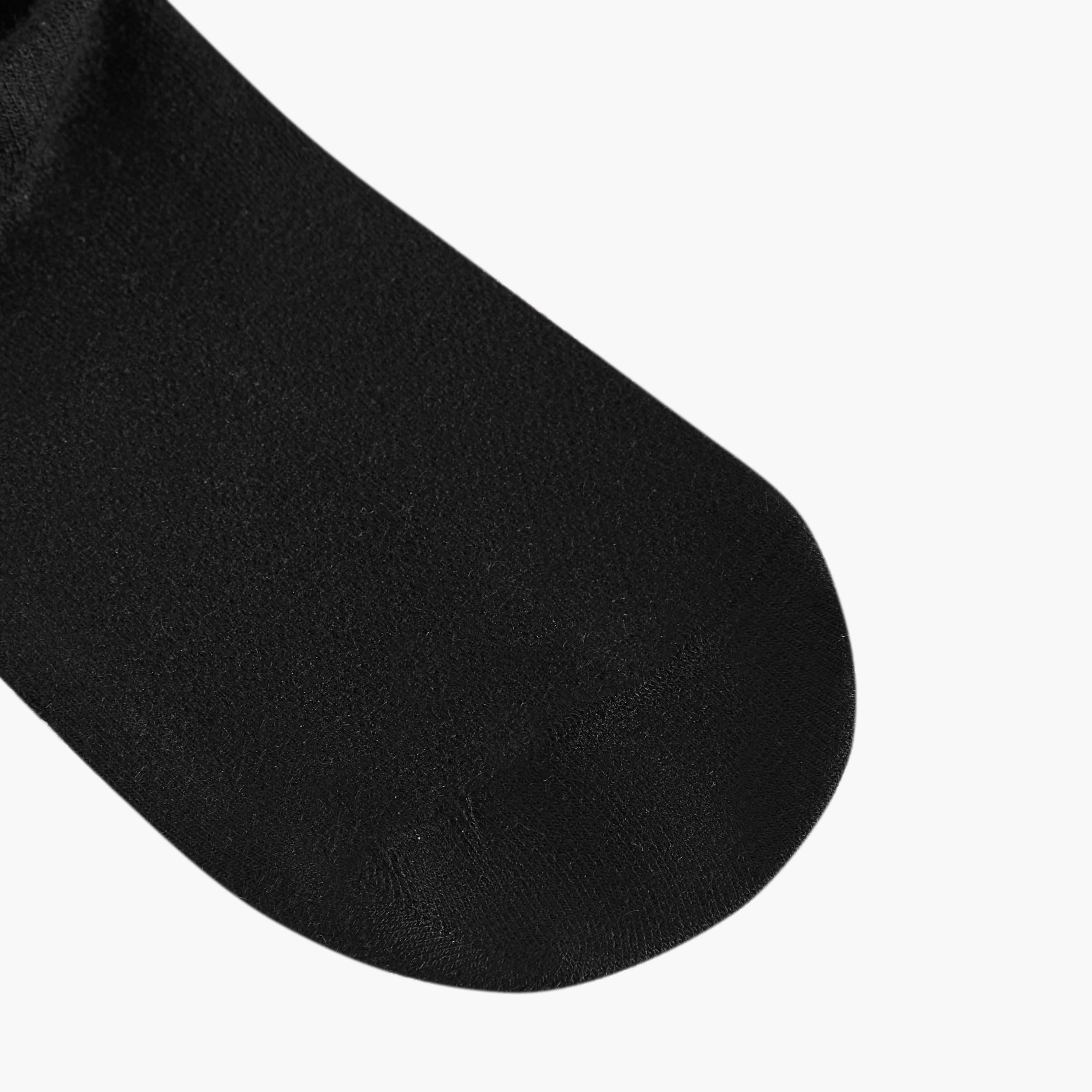 طقم جوارب 3 أزواج غير وبرية بطول الكاحل وطبعات شعار من داش-men-socks-image-5