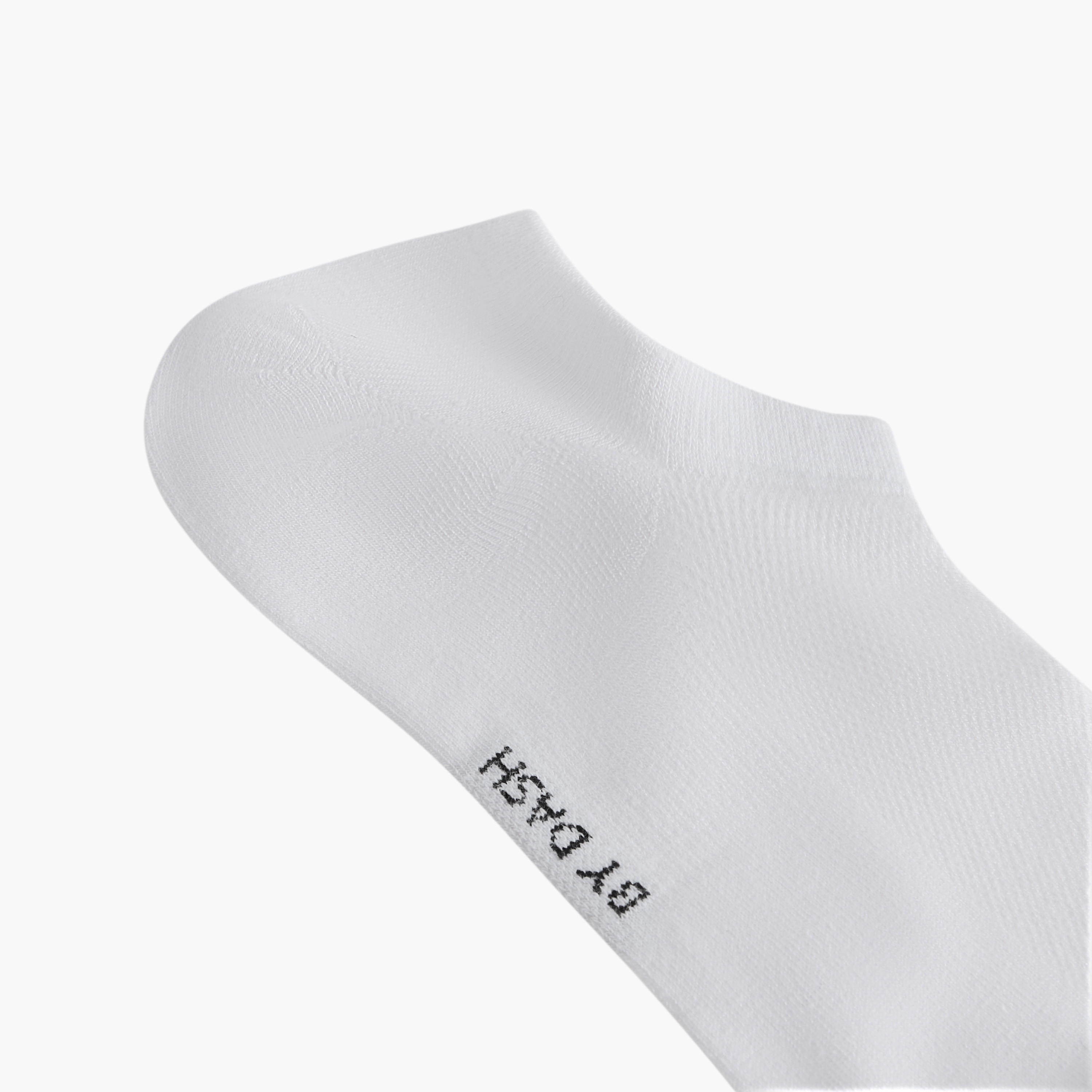 Dash Logo Print Non Terry Ankle Length Socks - Set of 3-men-socks-image-3