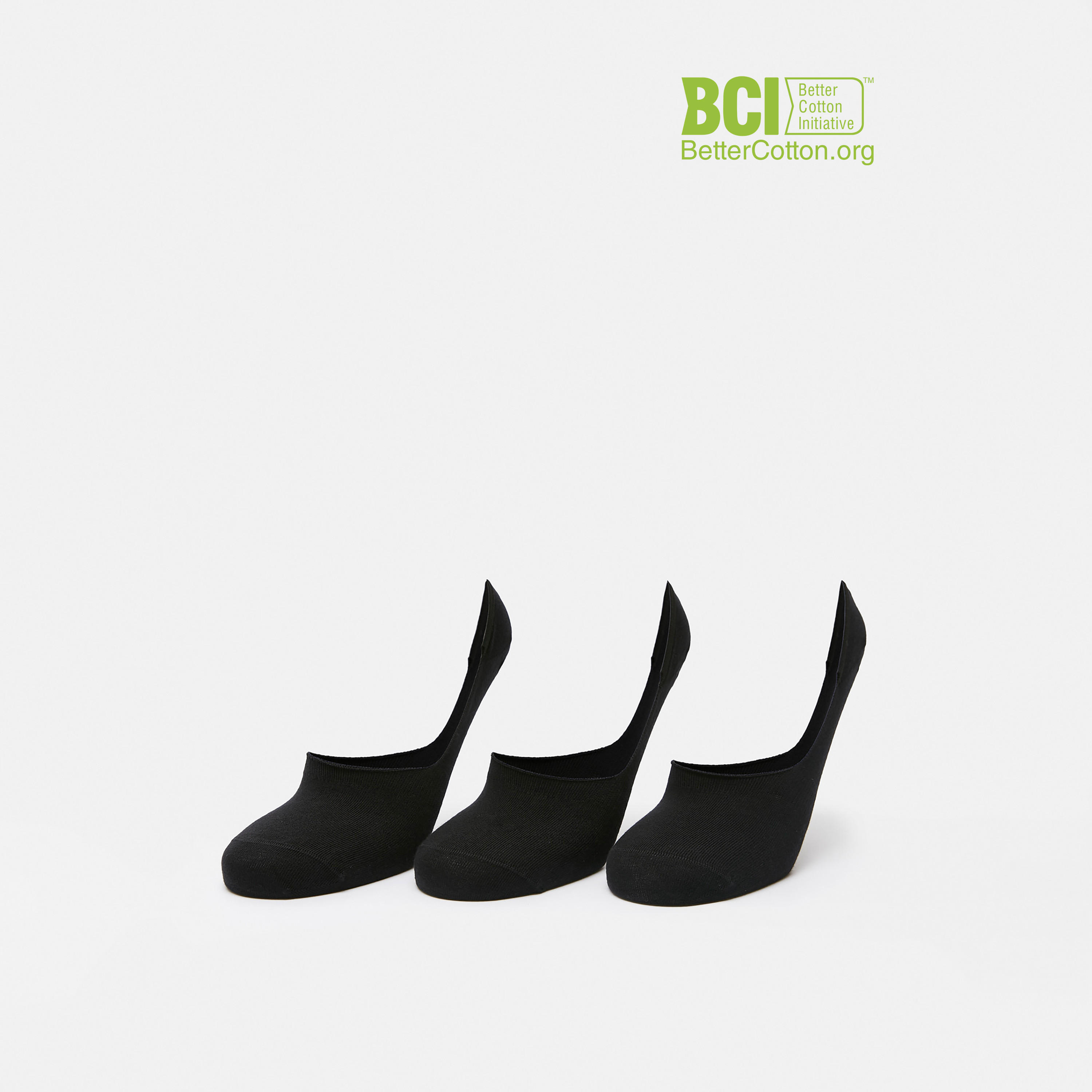 Shoemart Solid No Show Socks - Set of 3-men-socks-image-1