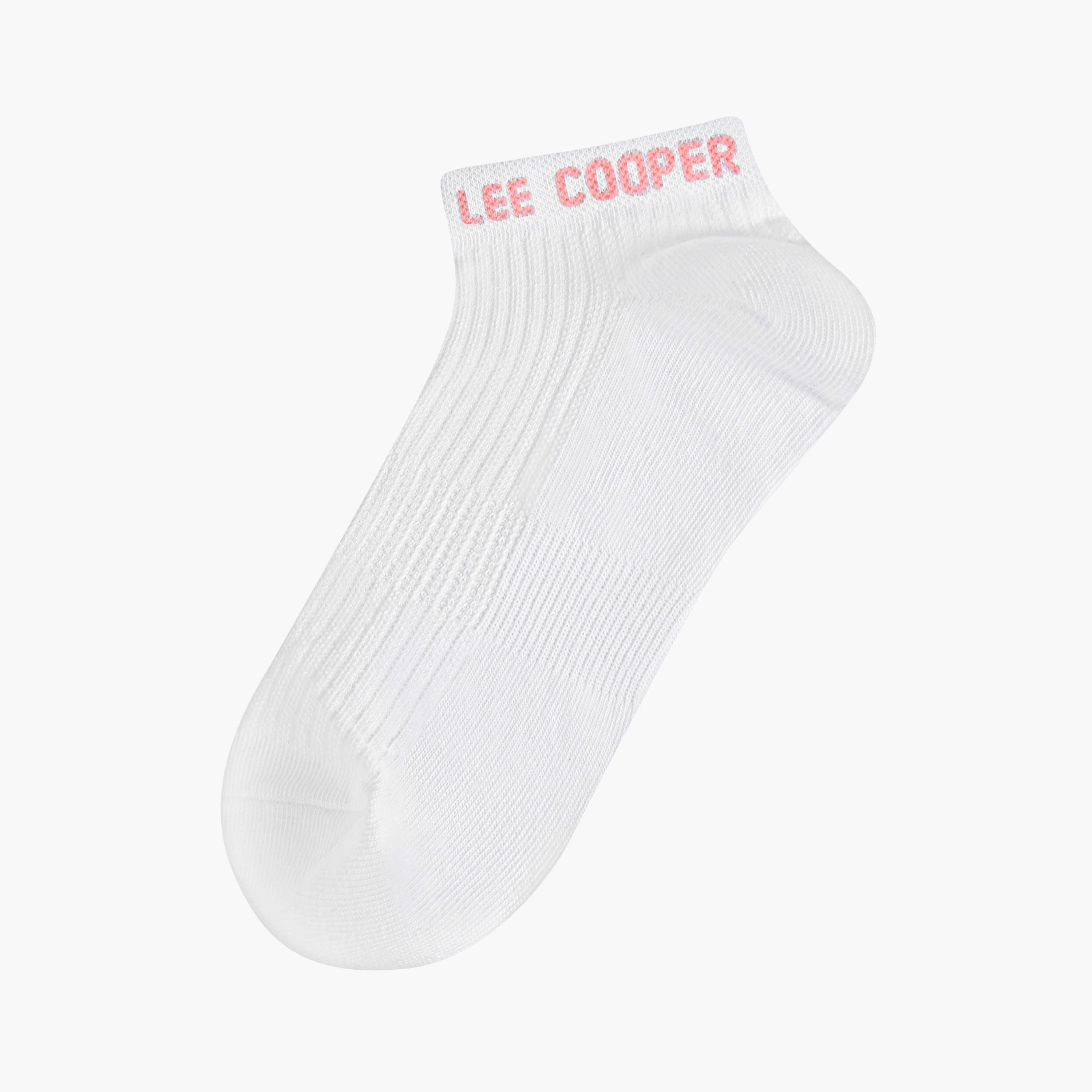 Lee Cooper Pack of 5 Ankle Length Cotton Socks-women-socksandstockings-image-2