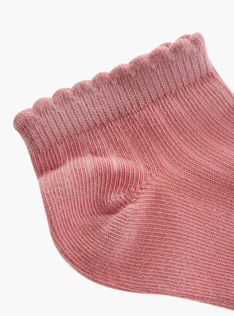 Little Missy Ankle Length Socks - Set of 7-girls-accessories-socks-image-3