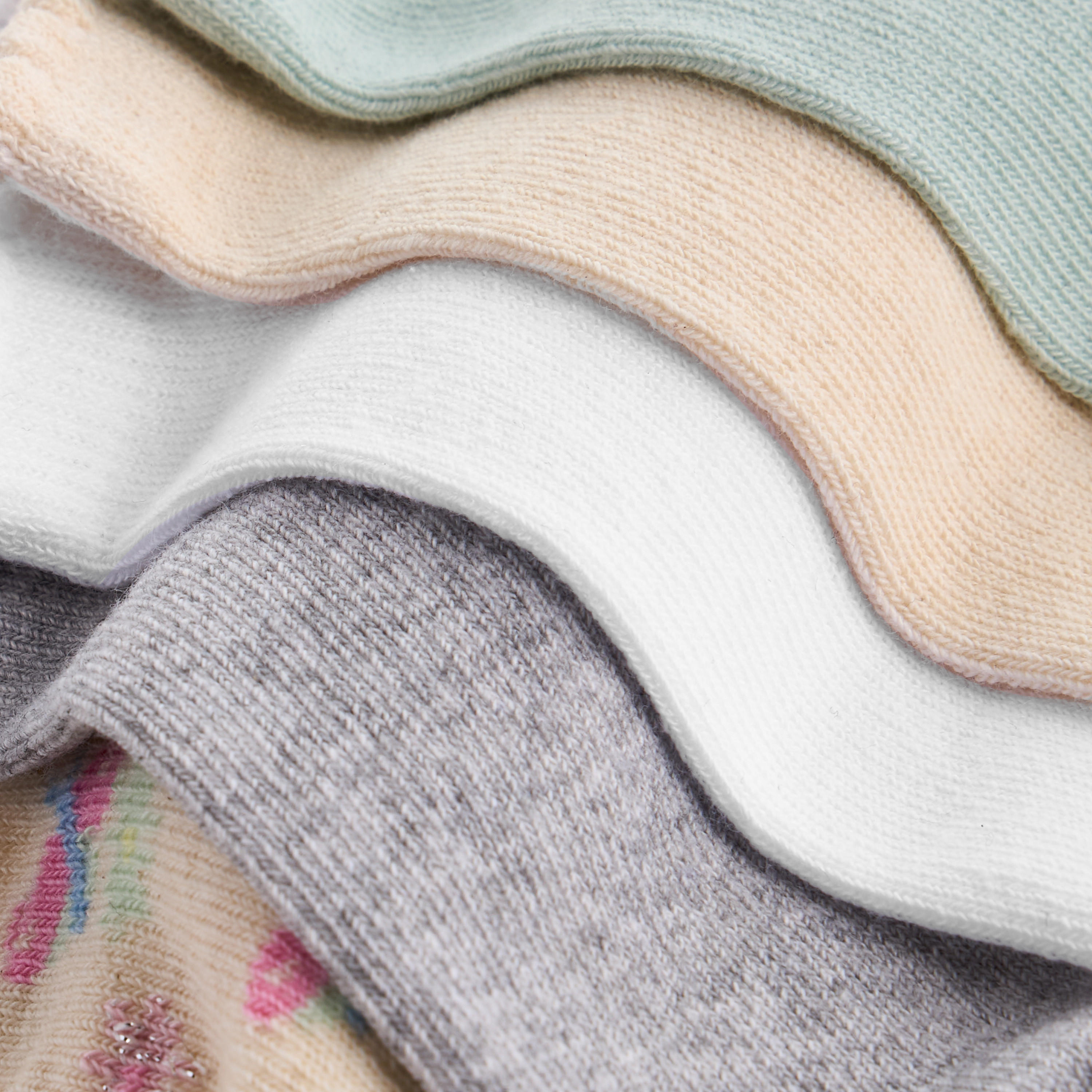 Flora Bella Assorted Ankle Length Socks - Set of 5-girls-accessories-socks-image-4