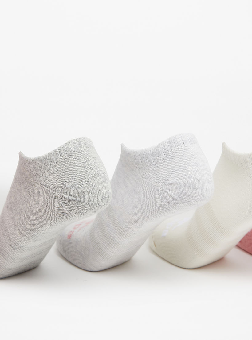 Kappa Logo Detail Ankle Length Socks - Set of 6-women-socksandstockings-image-2
