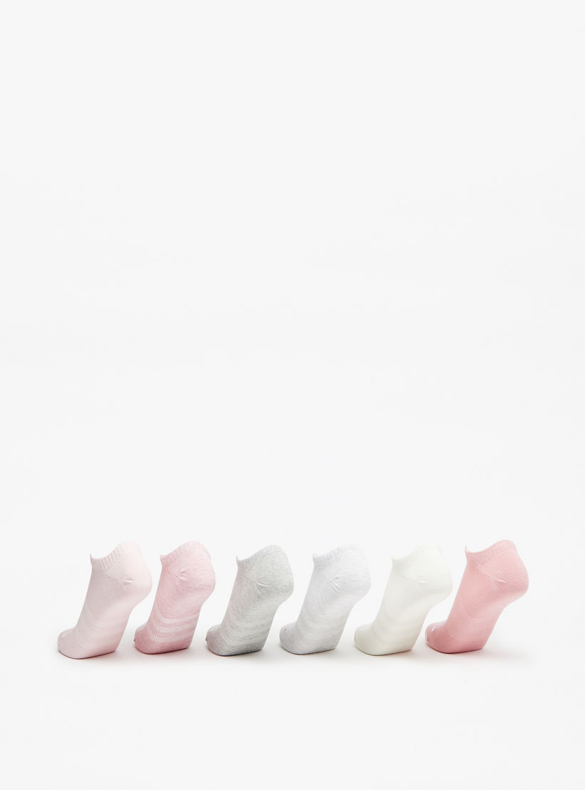Kappa Logo Detail Ankle Length Socks - Set of 6-women-socksandstockings-image-3