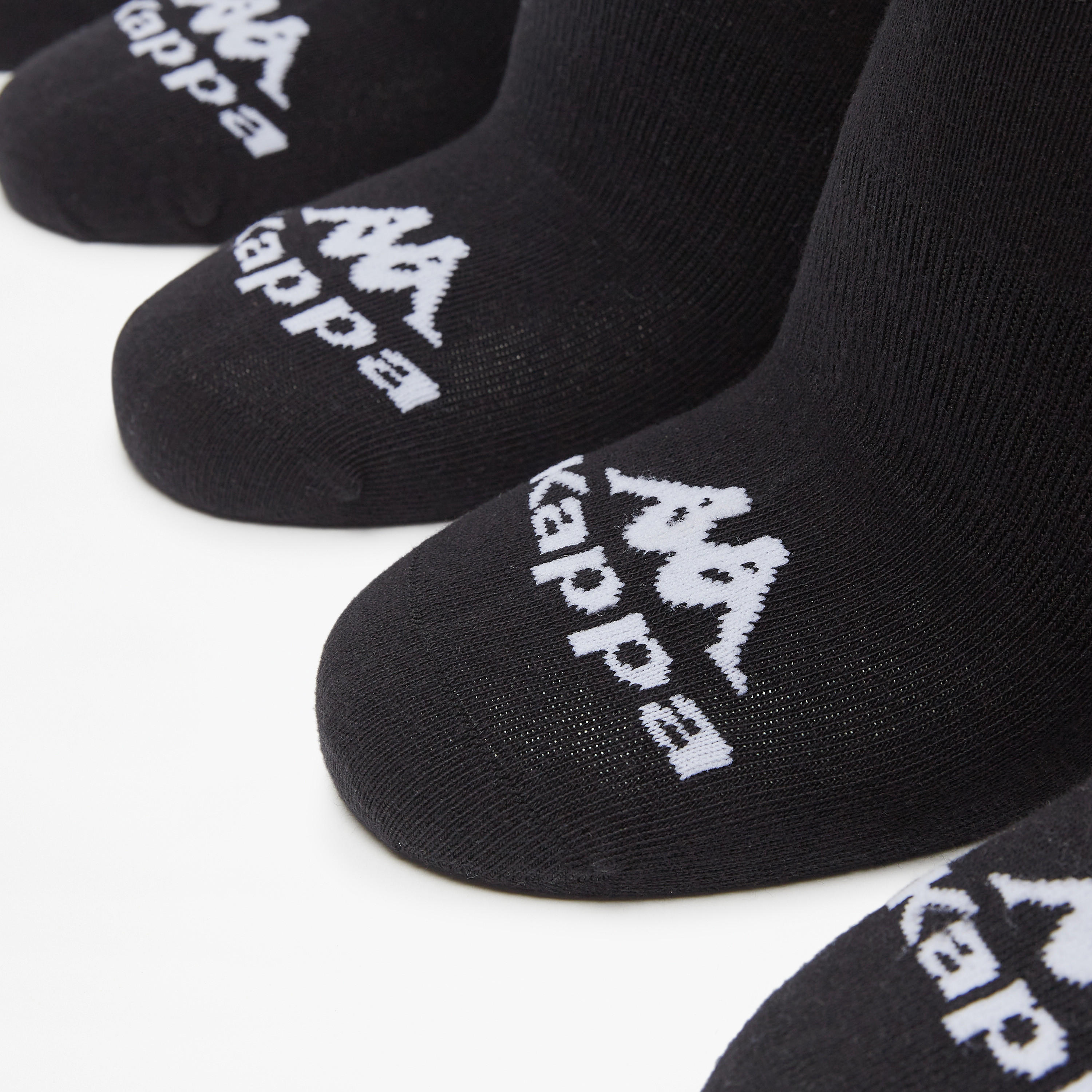 Kappa Logo Detail Ankle Length Sports Socks - Set of 6-men-socks-image-2