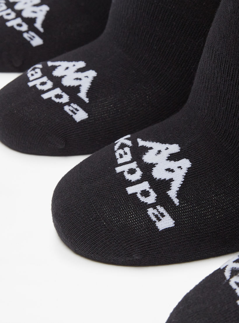 Kappa Logo Detail Ankle Length Sports Socks - Set of 6-men-socks-image-2