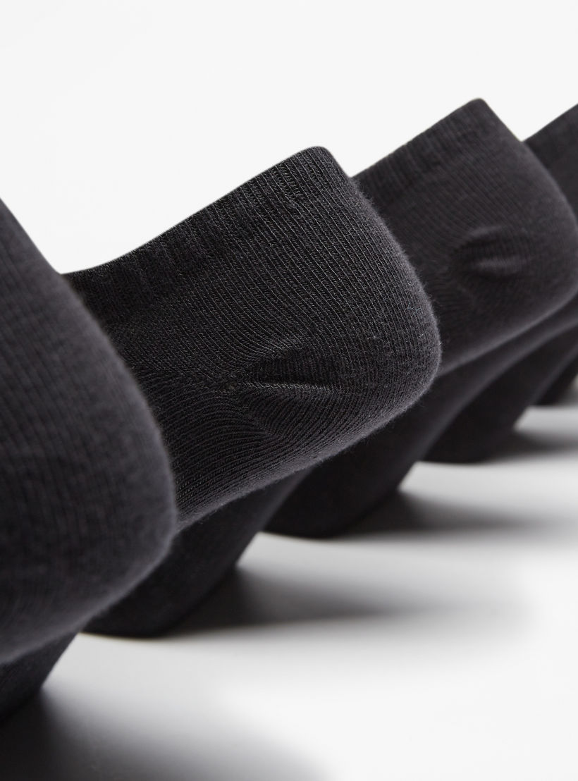 Kappa Logo Detail Ankle Length Sports Socks - Set of 6-men-socks-image-4
