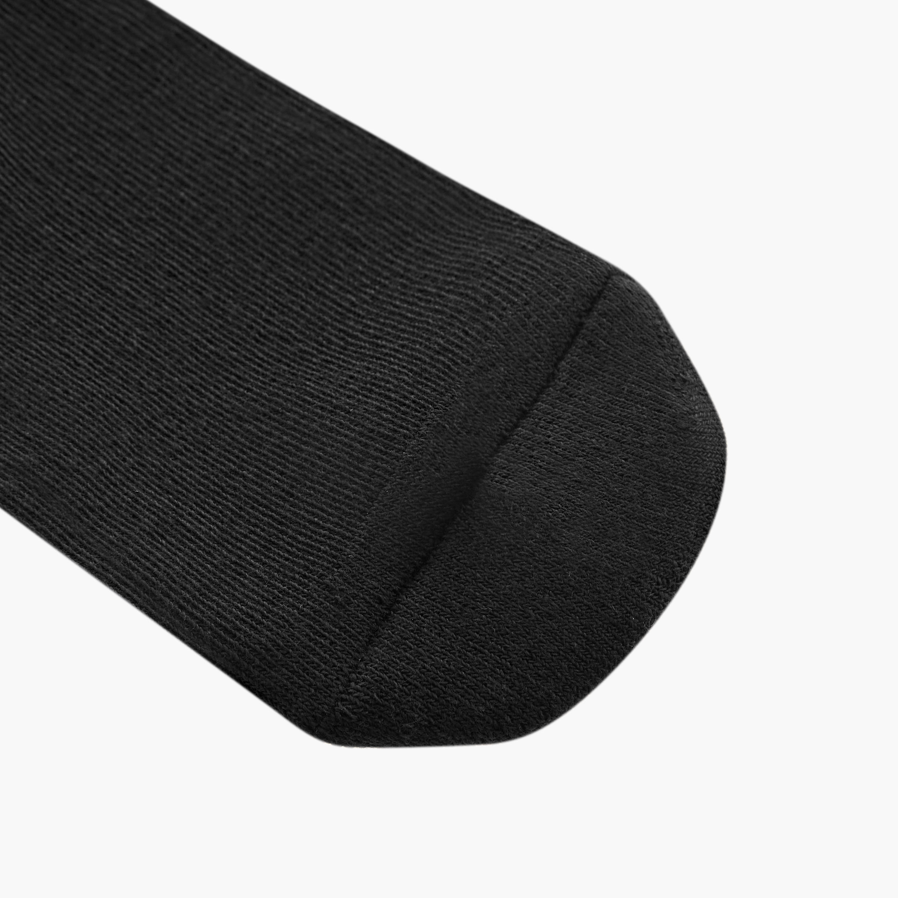 Dash Solid Ankle Length Cushioned Sports Socks - Set of 3-men-socks-image-3