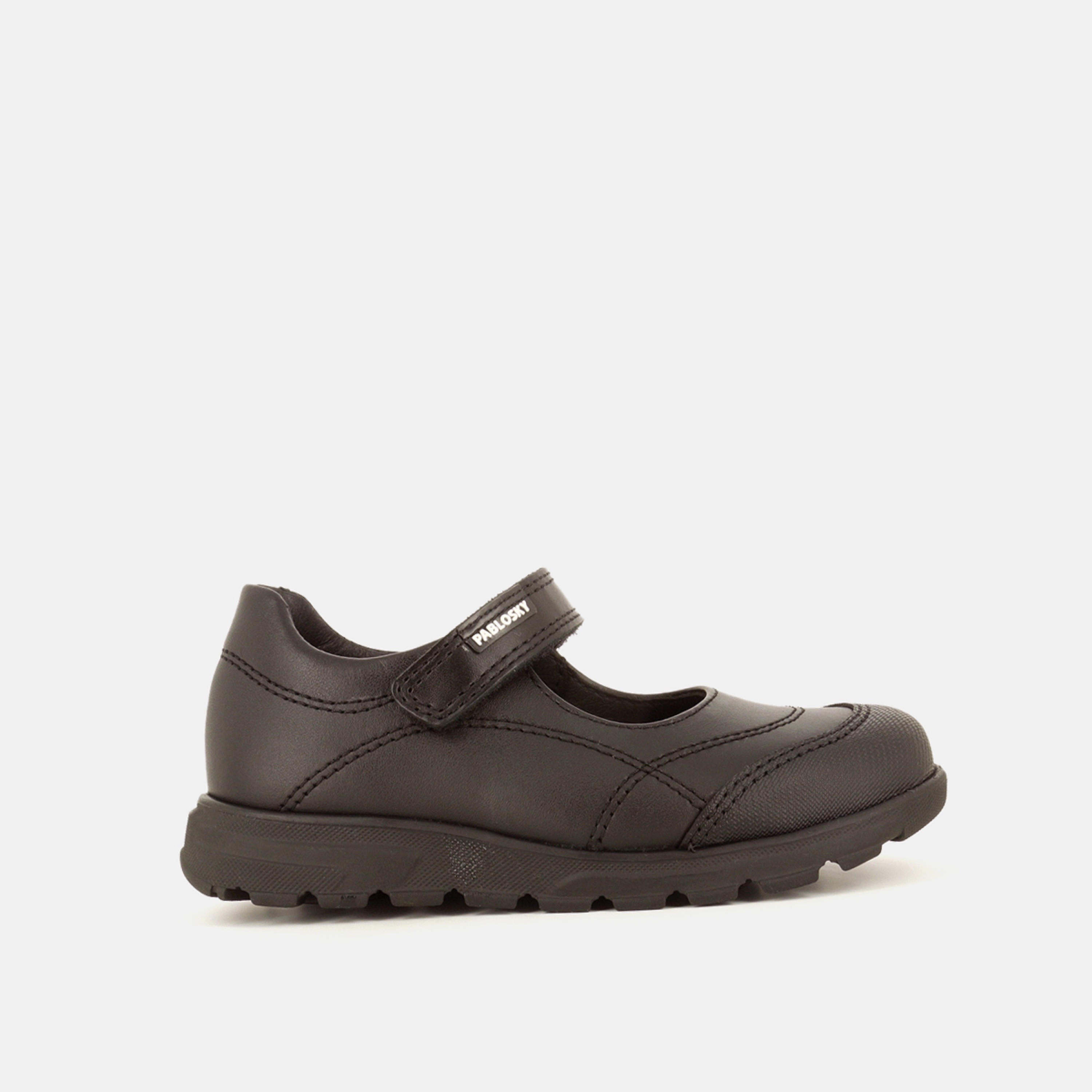 Pablosky Girls' Mary Jane Shoes with Hook and Loop Closure-girls-shoes-maryjanes-image-1