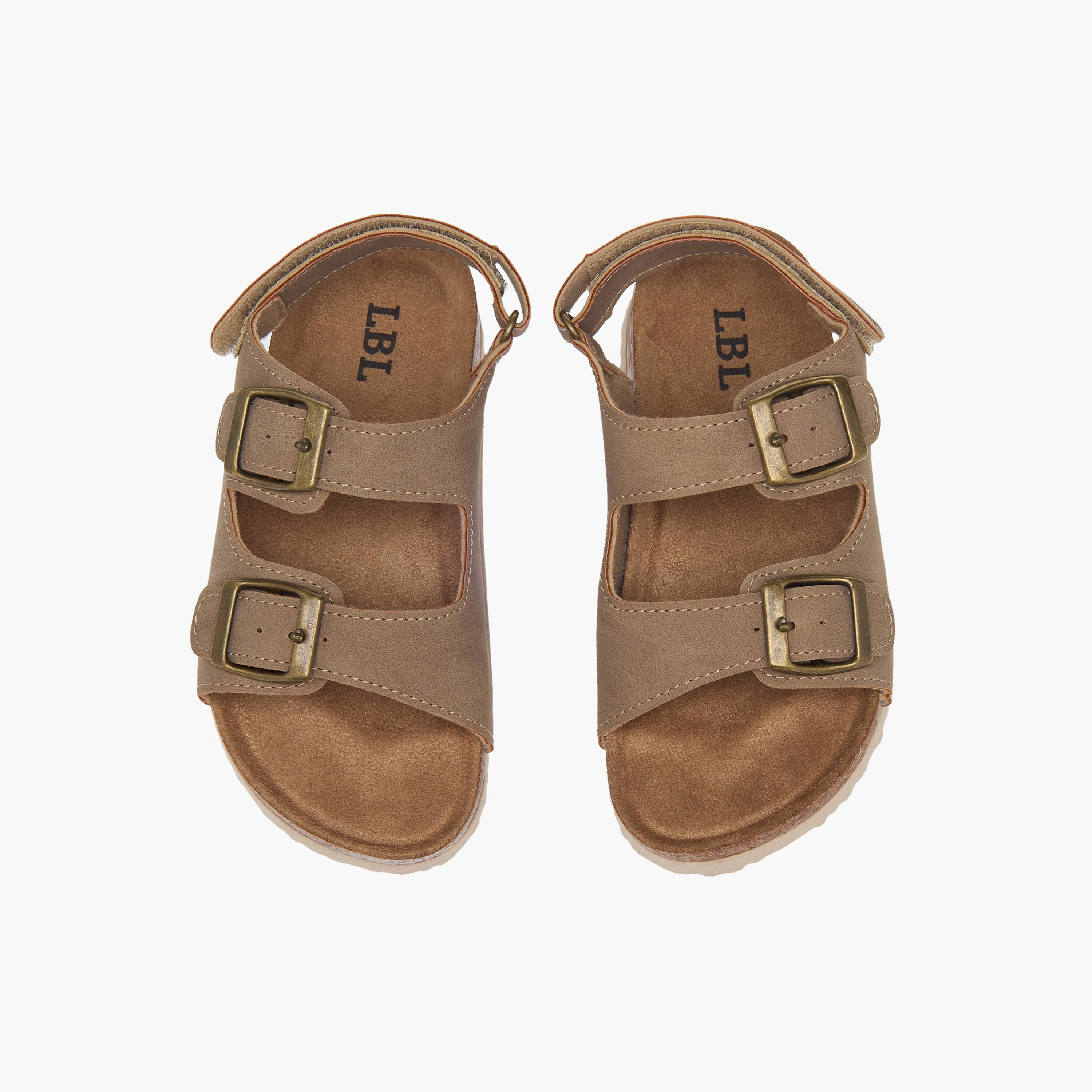 LBL by Shoexpress Buckle Detail Sandals with Hook and Loop Closure-boys-shoes-sandals-image-1
