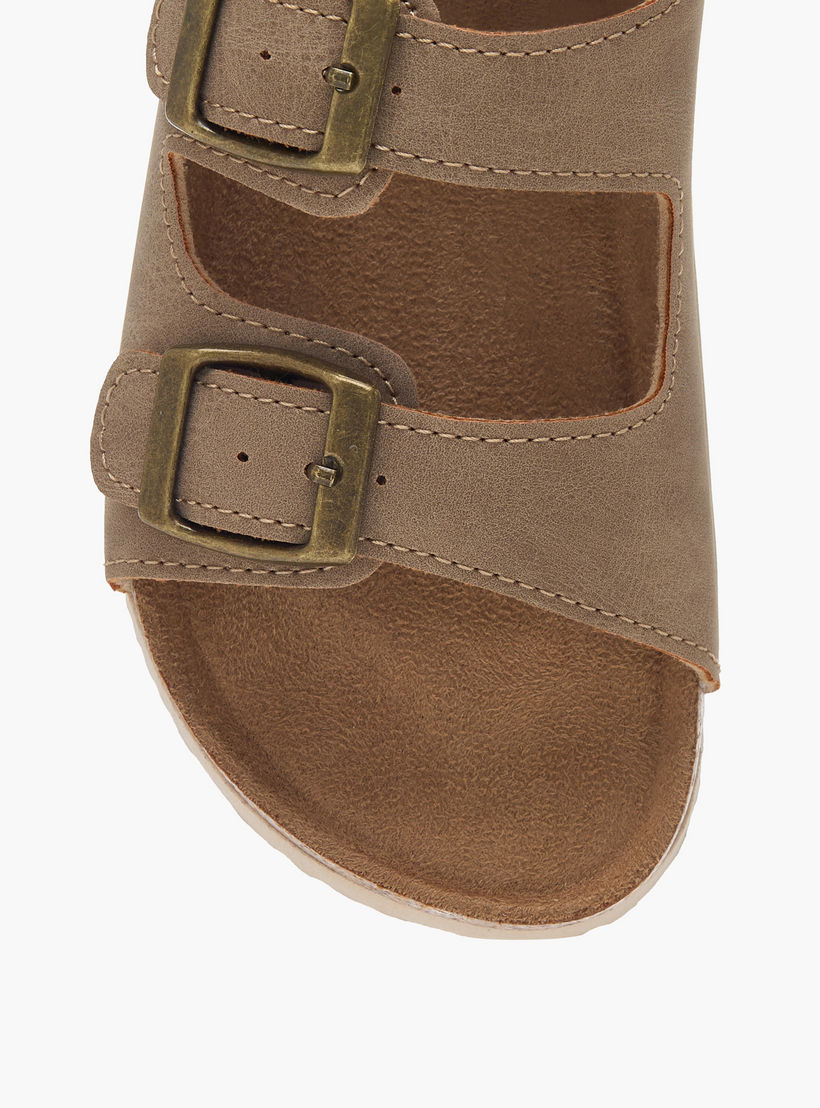 LBL by Shoexpress Buckle Detail Sandals with Hook and Loop Closure-boys-shoes-sandals-image-3
