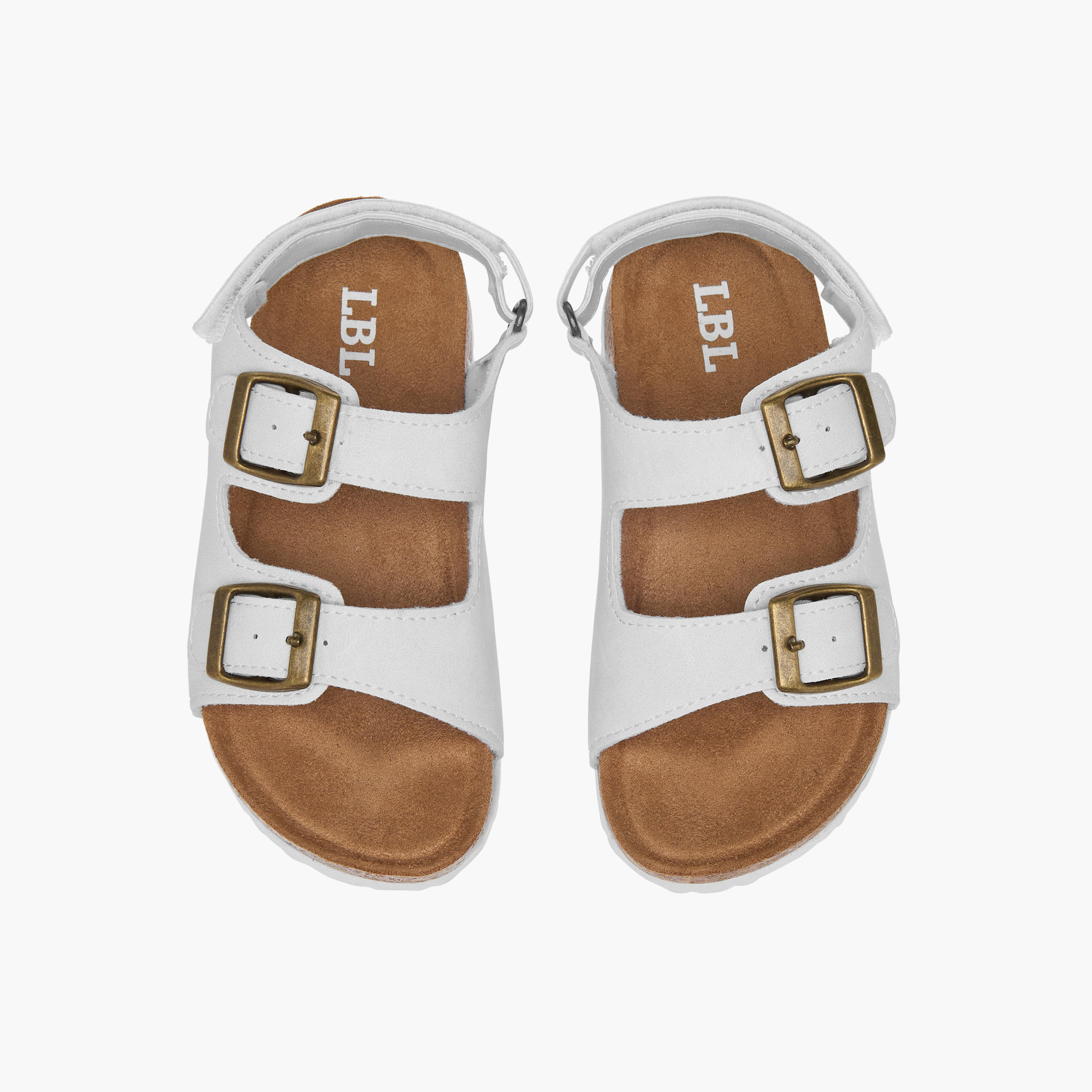 LBL by Shoexpress Buckle Detail Sandals with Hook and Loop Closure-boys-shoes-sandals-image-1