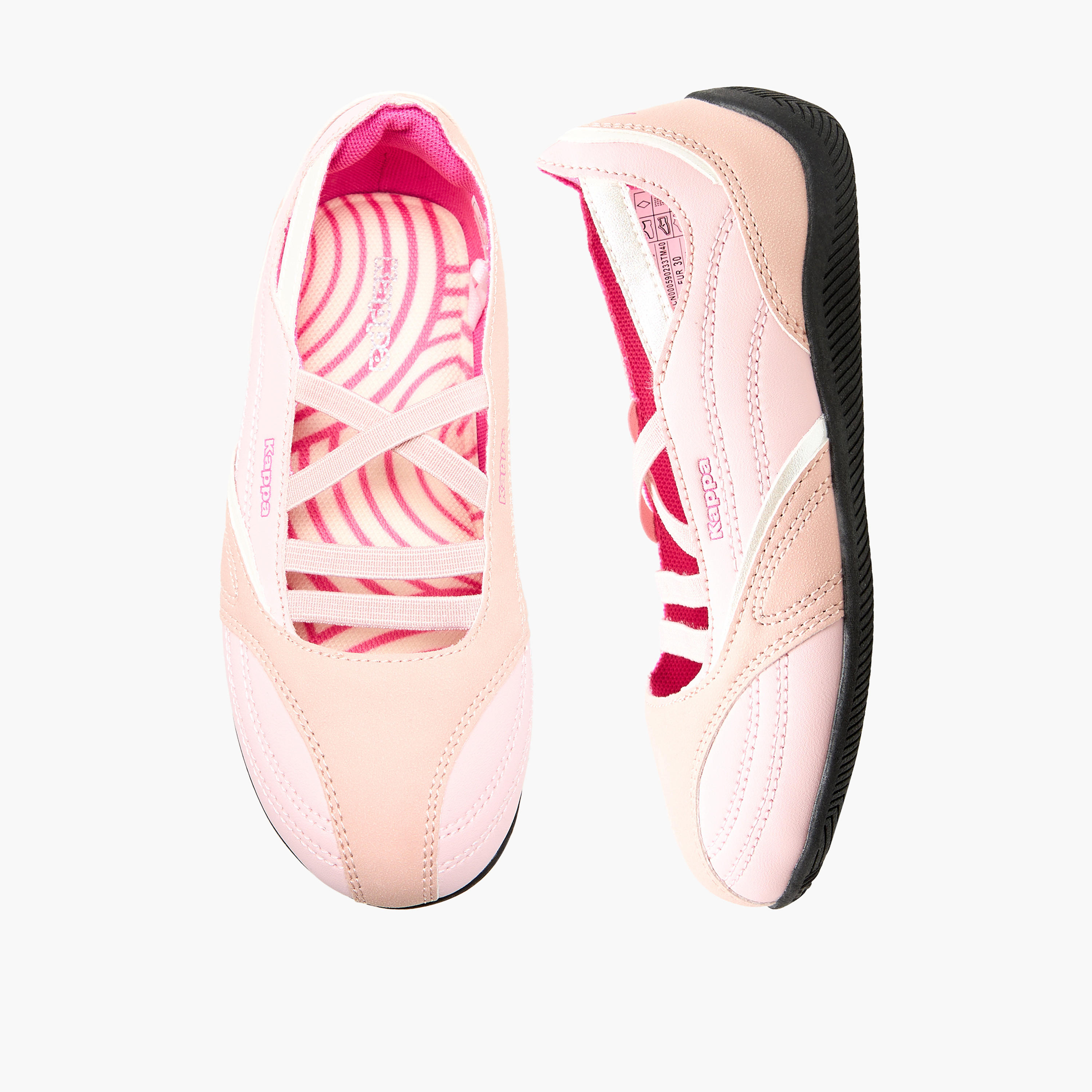 Kappa Girls Slip-On Ballerina Shoes-girls-shoes-ballerinas-image-1