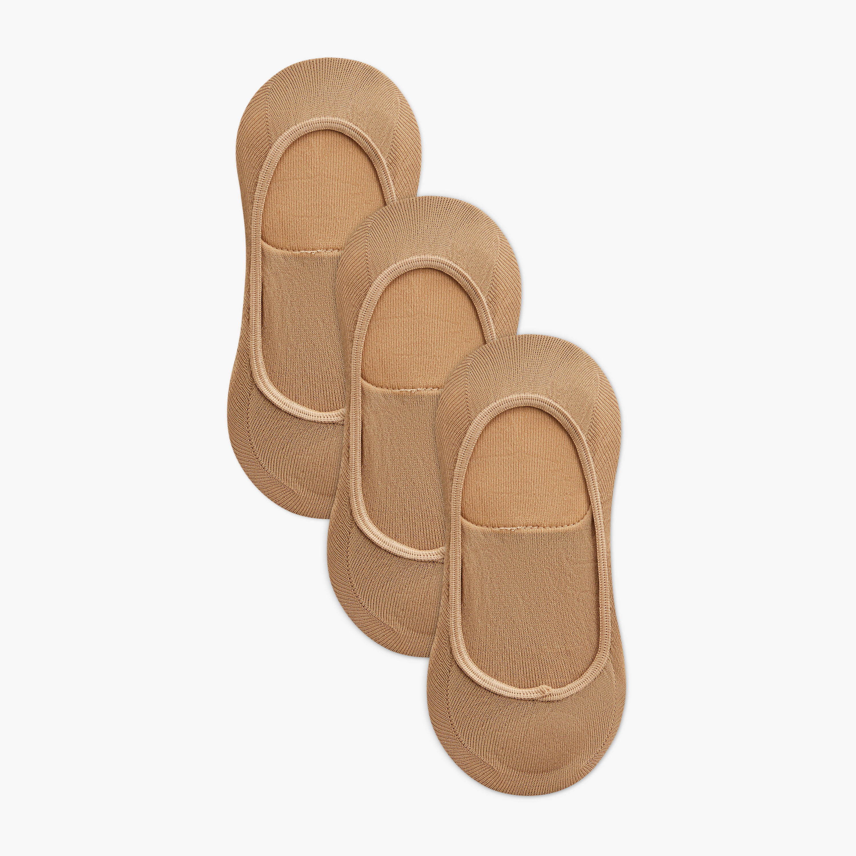 Flora Bella Celeste Solid No Show Socks - Set of 3-women-socksandstockings-image-1