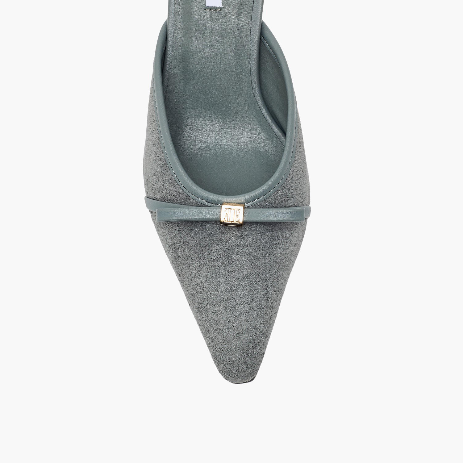 Elle Women Bow Accent Pointed Toe Kitten Heel Mules-women-shoes-heels-image-4