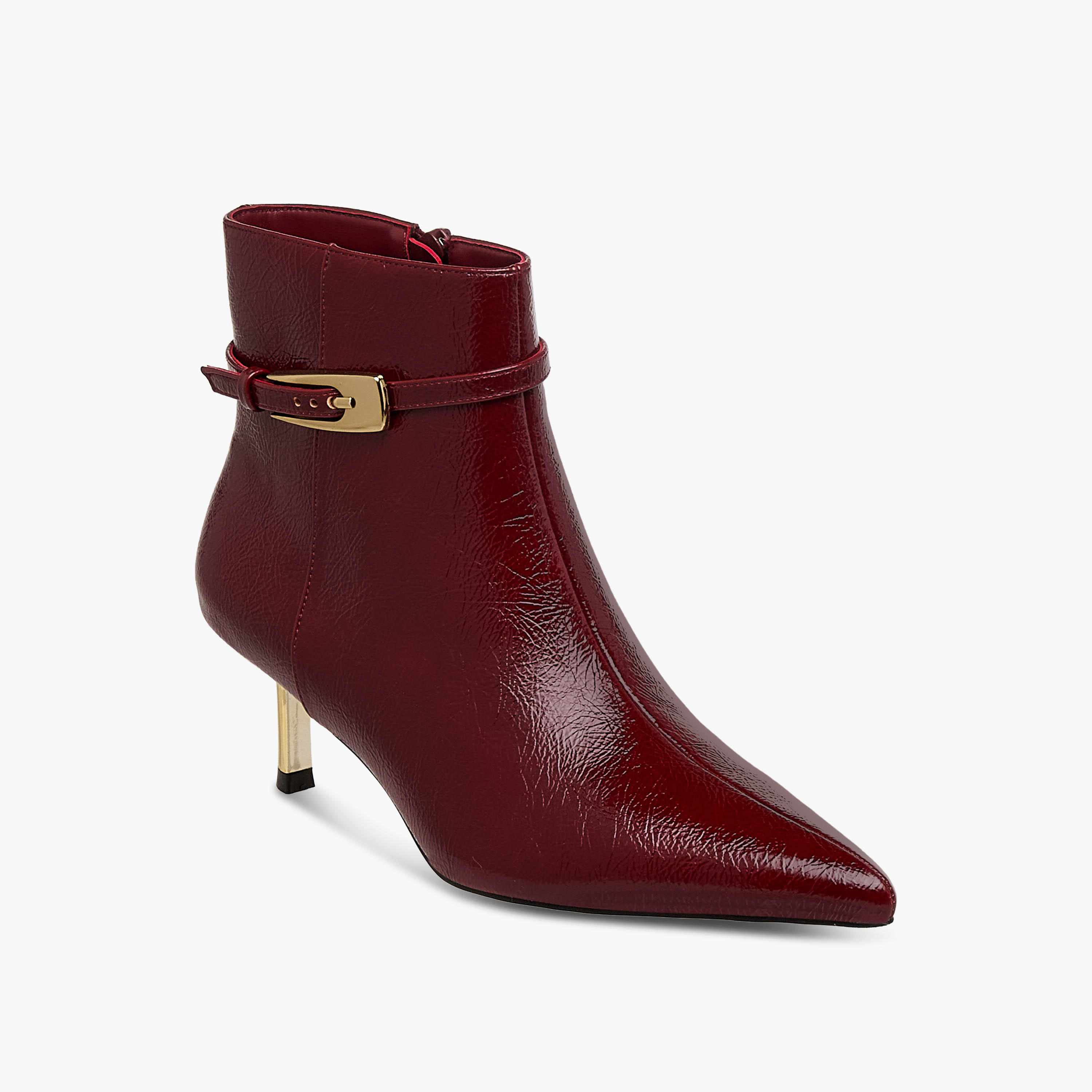 Celeste Women Buckle Detail Ankle Boots-women-shoes-boots-image-2