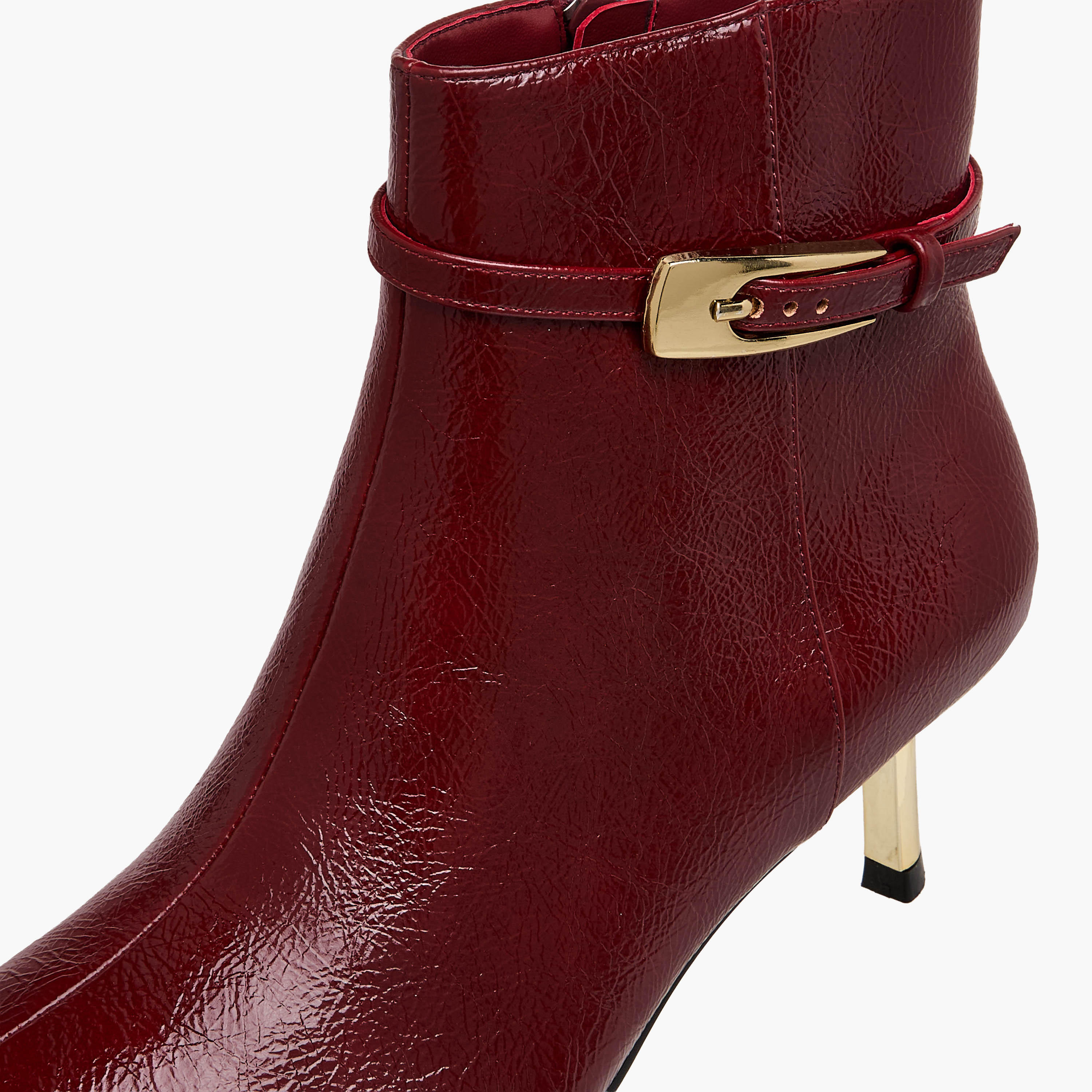 Celeste Women Buckle Detail Ankle Boots-women-shoes-boots-image-4