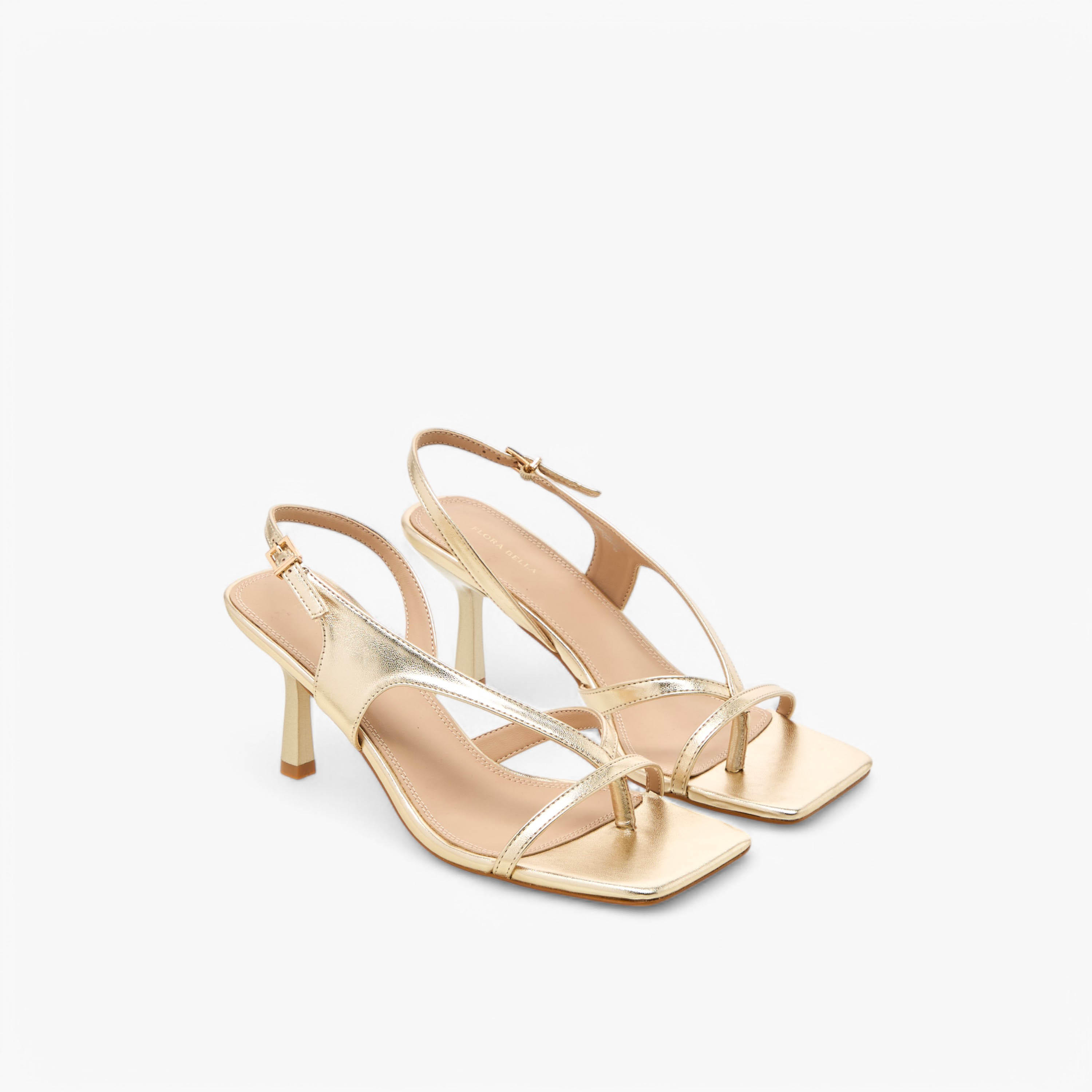 صندل بأحزمة متقاطعة وكعب عريض وإبزيم إغلاق من فلورا بيلا-women-shoes-sandals-heeled-image-1