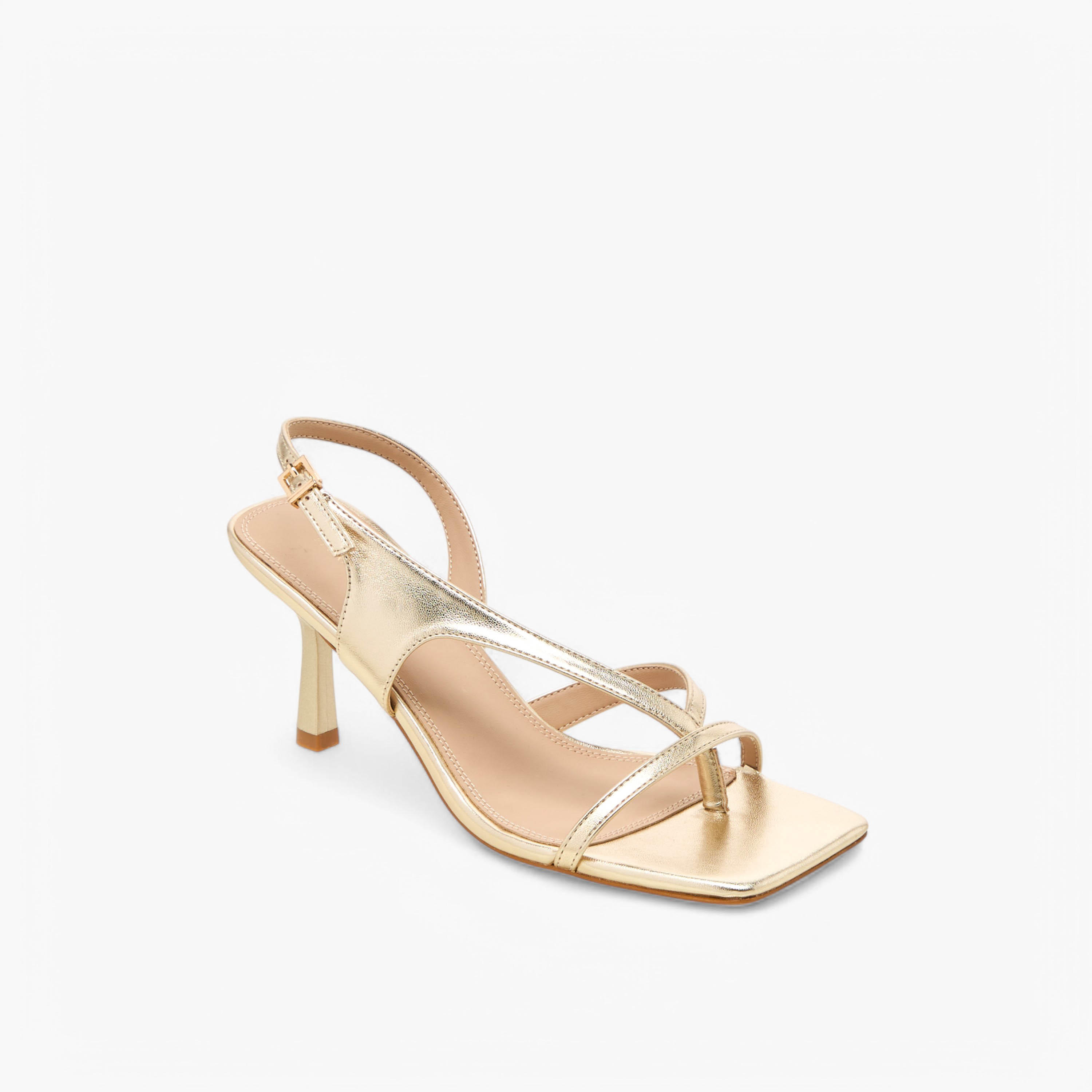 صندل بأحزمة متقاطعة وكعب عريض وإبزيم إغلاق من فلورا بيلا-women-shoes-sandals-heeled-image-2