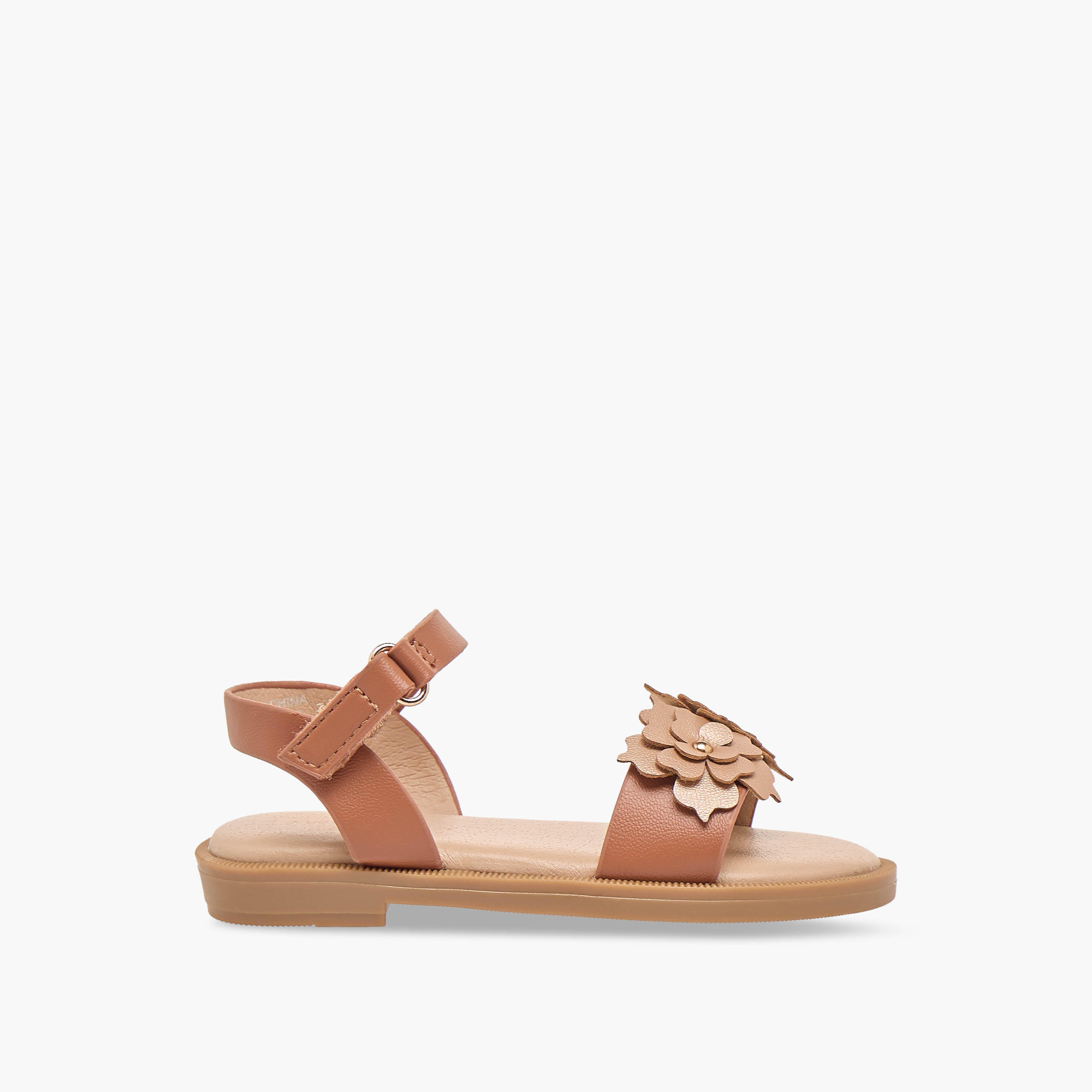 صندل بناتي مزين بالزهور الأنيقة من فلورا بيلا-girls-shoes-sandals-image-3