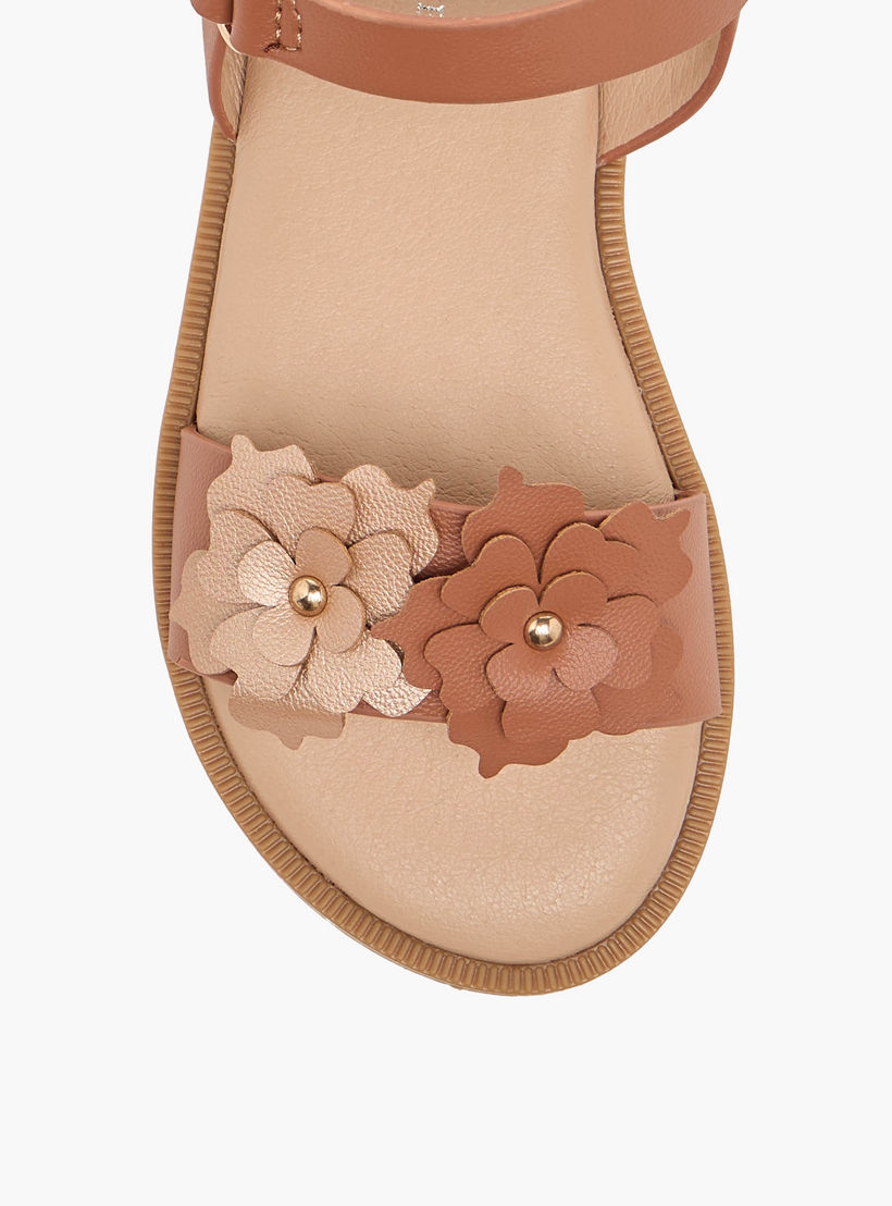 صندل بناتي مزين بالزهور الأنيقة من فلورا بيلا-girls-shoes-sandals-image-7