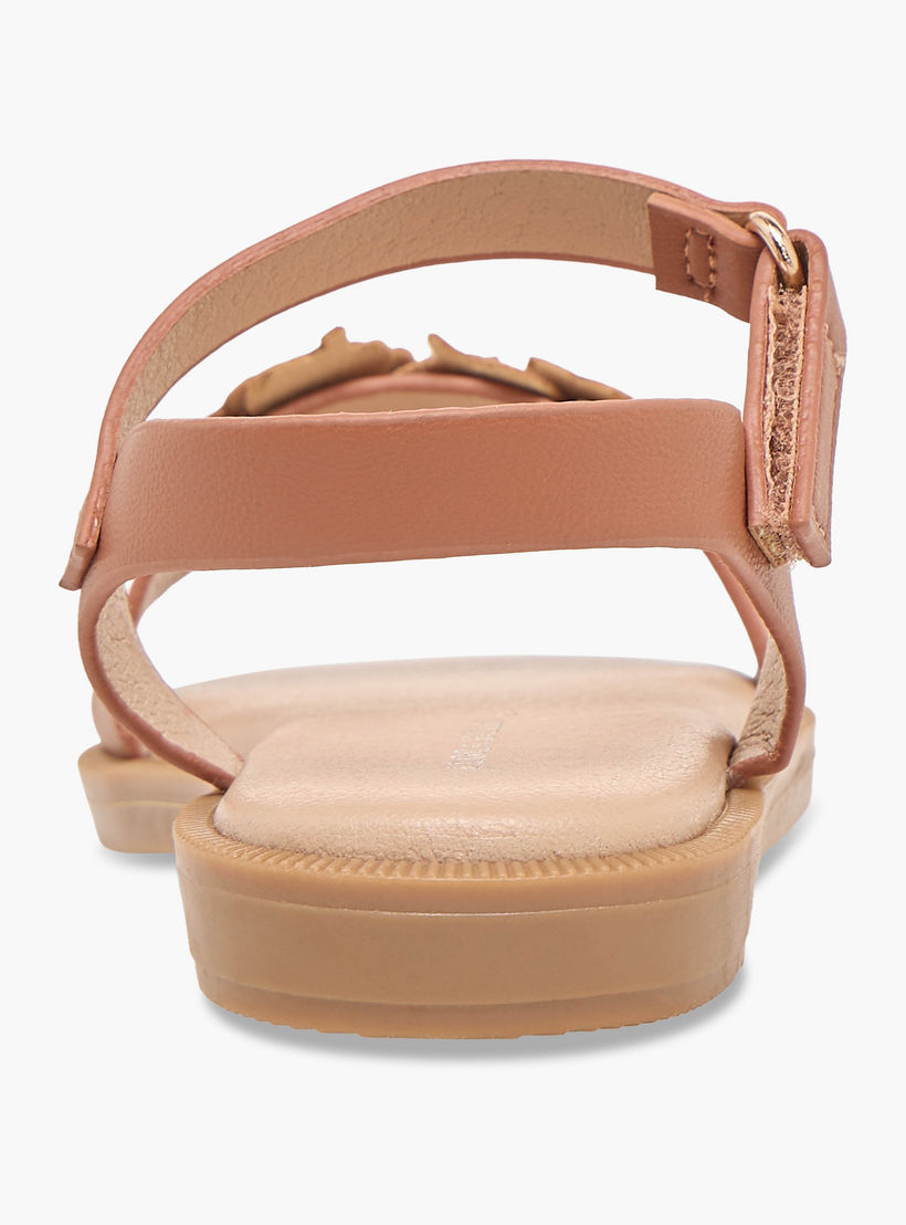 صندل بناتي مزين بالزهور الأنيقة من فلورا بيلا-girls-shoes-sandals-image-8