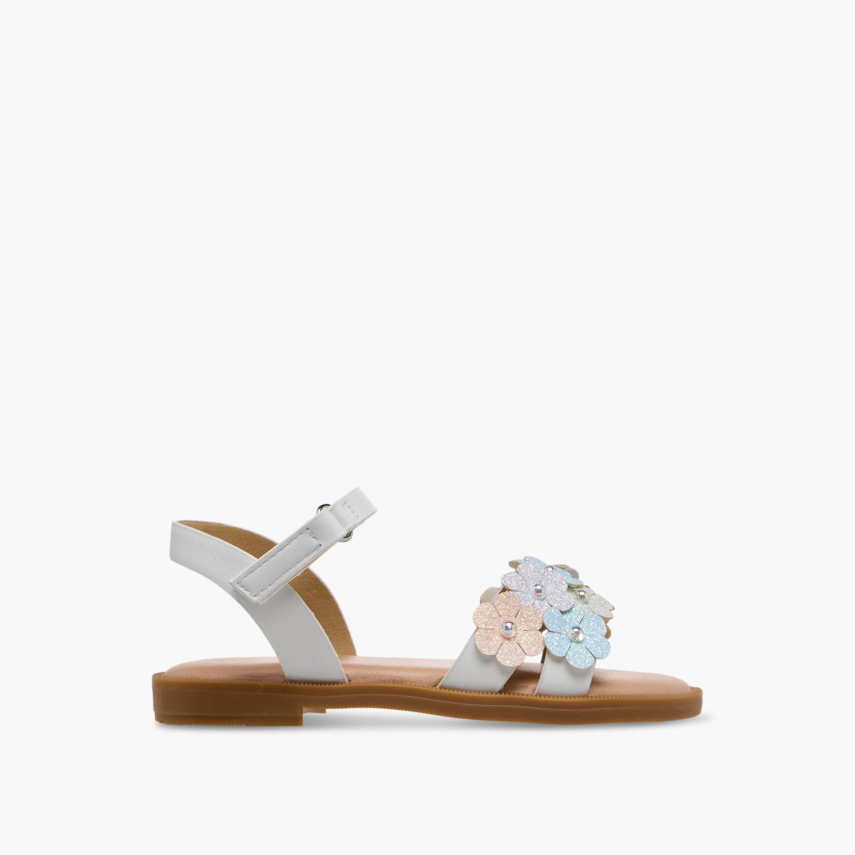 Flora Bella Girls Hook and Loop Closure Sandals-girls-shoes-sandals-image-3