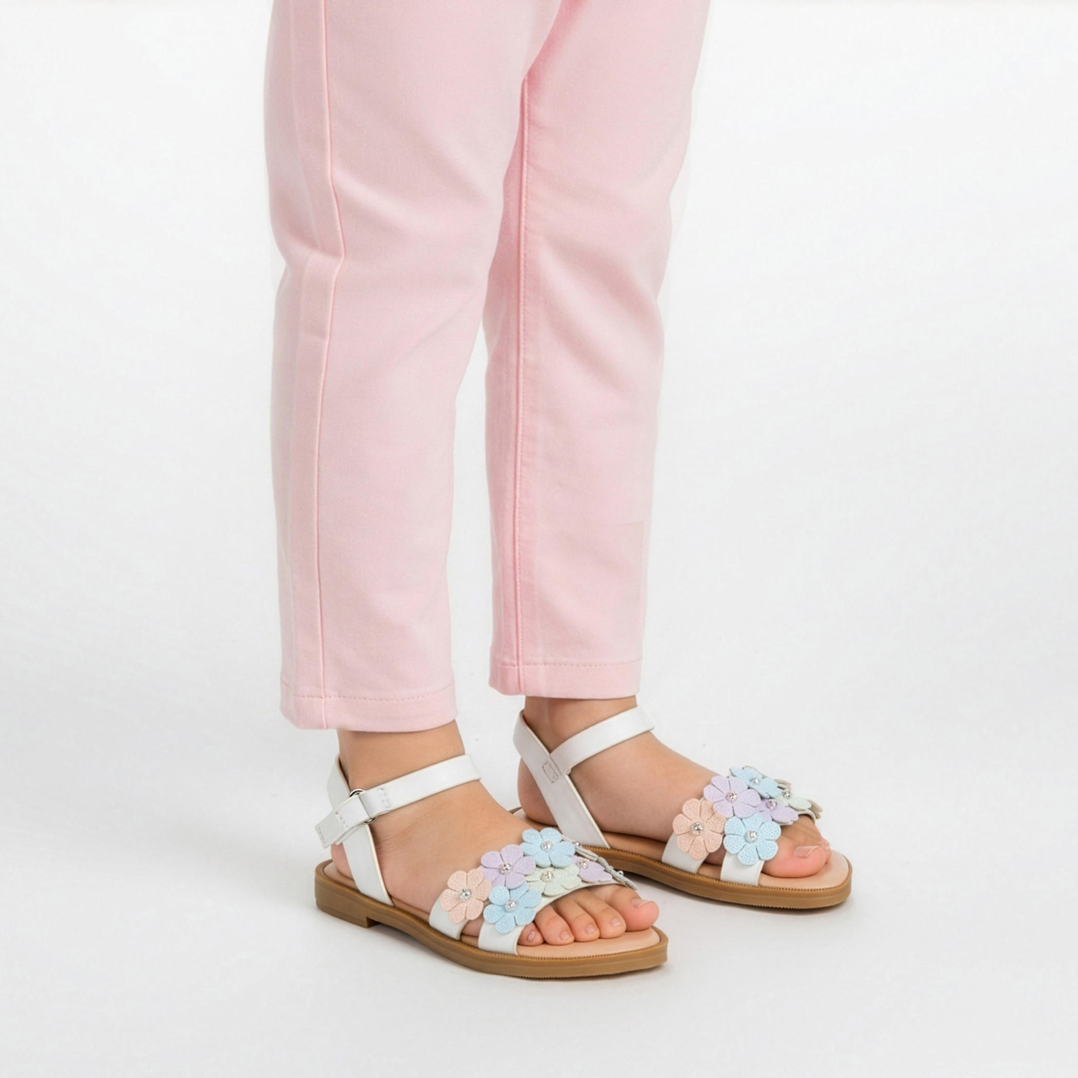 Flora Bella Girls Hook and Loop Closure Sandals-girls-shoes-sandals-image-2