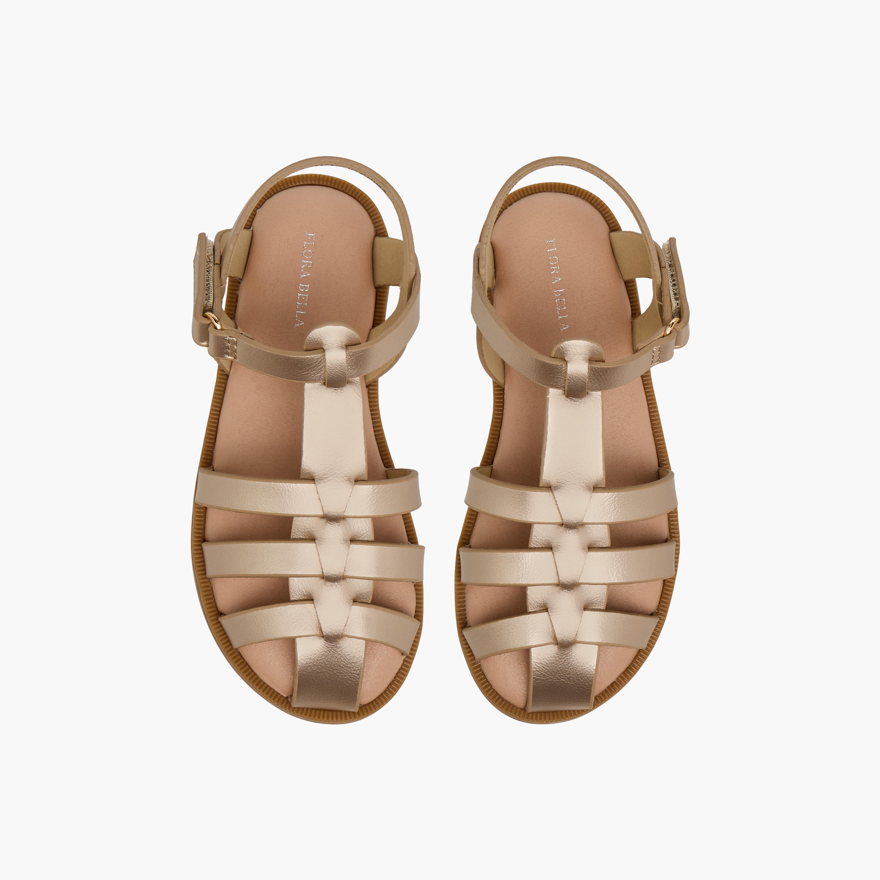 Flora Bella Girls Hook and Loop Closure Sandals-girls-shoes-sandals-image-1