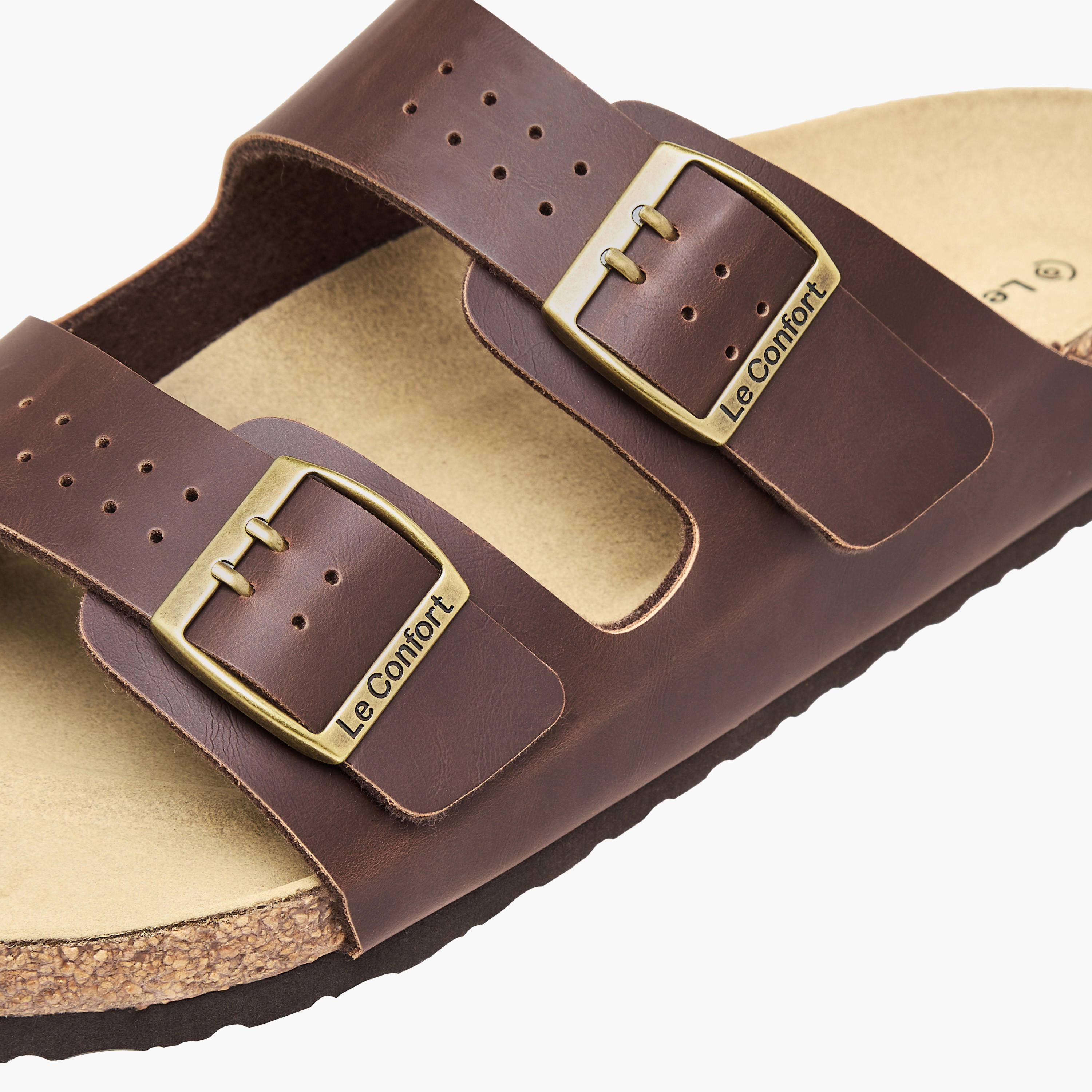 Le Confort Men Buckle Detail Comfort Sandals-men-shoes-sandals-image-5