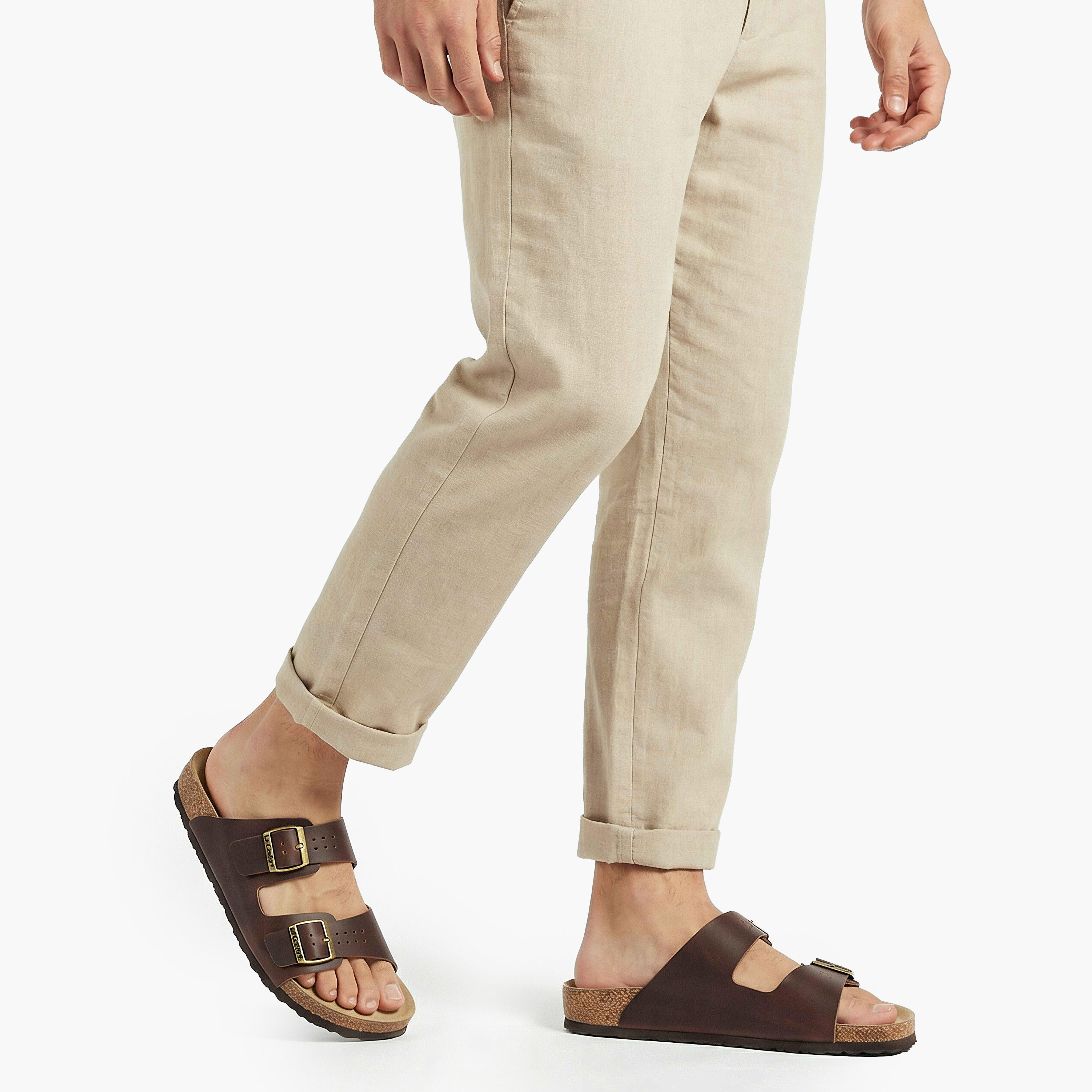 Le Confort Men Buckle Detail Comfort Sandals-men-shoes-sandals-image-2
