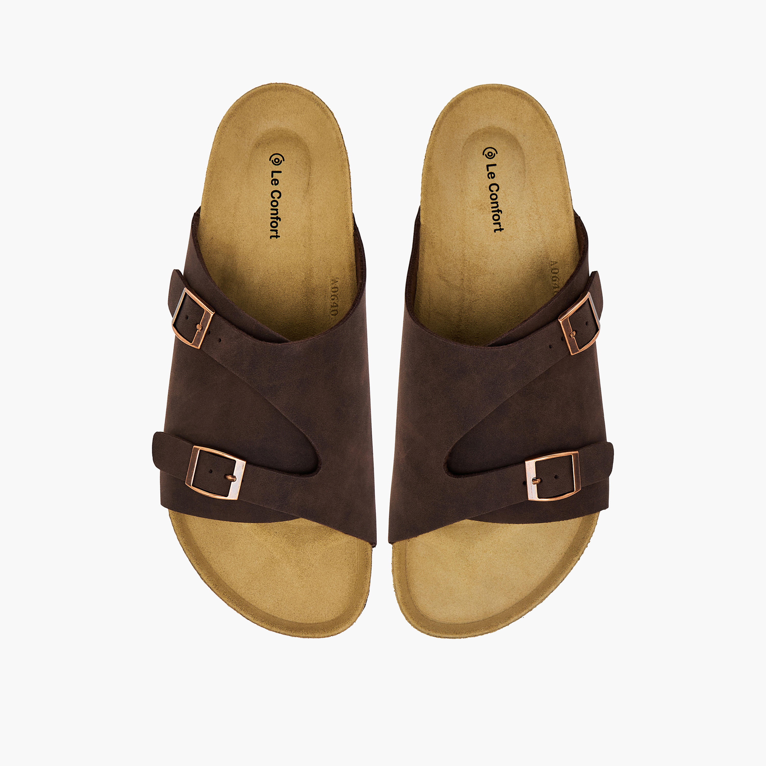 Le Confort Men Buckle Detail Comfort Sandals-men-shoes-sandals-image-1